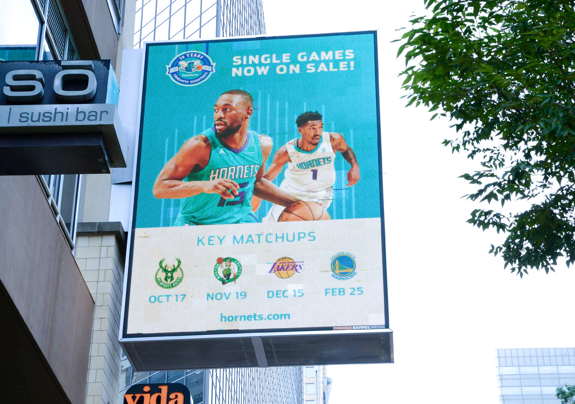 Uptown Charlotte - Epicentre - Digital Board Takeover