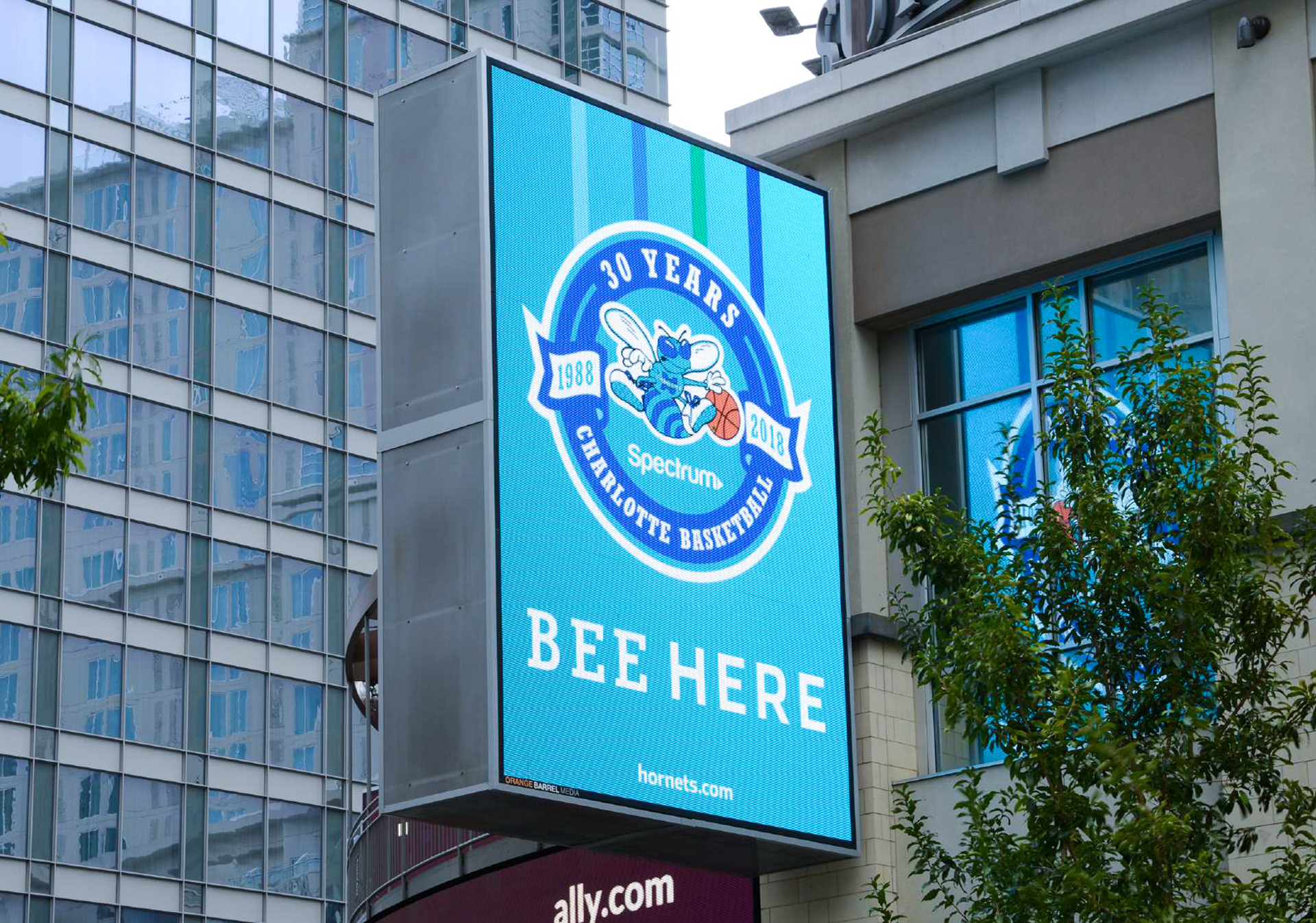 Uptown Charlotte - Epicentre - Digital Board Takeover