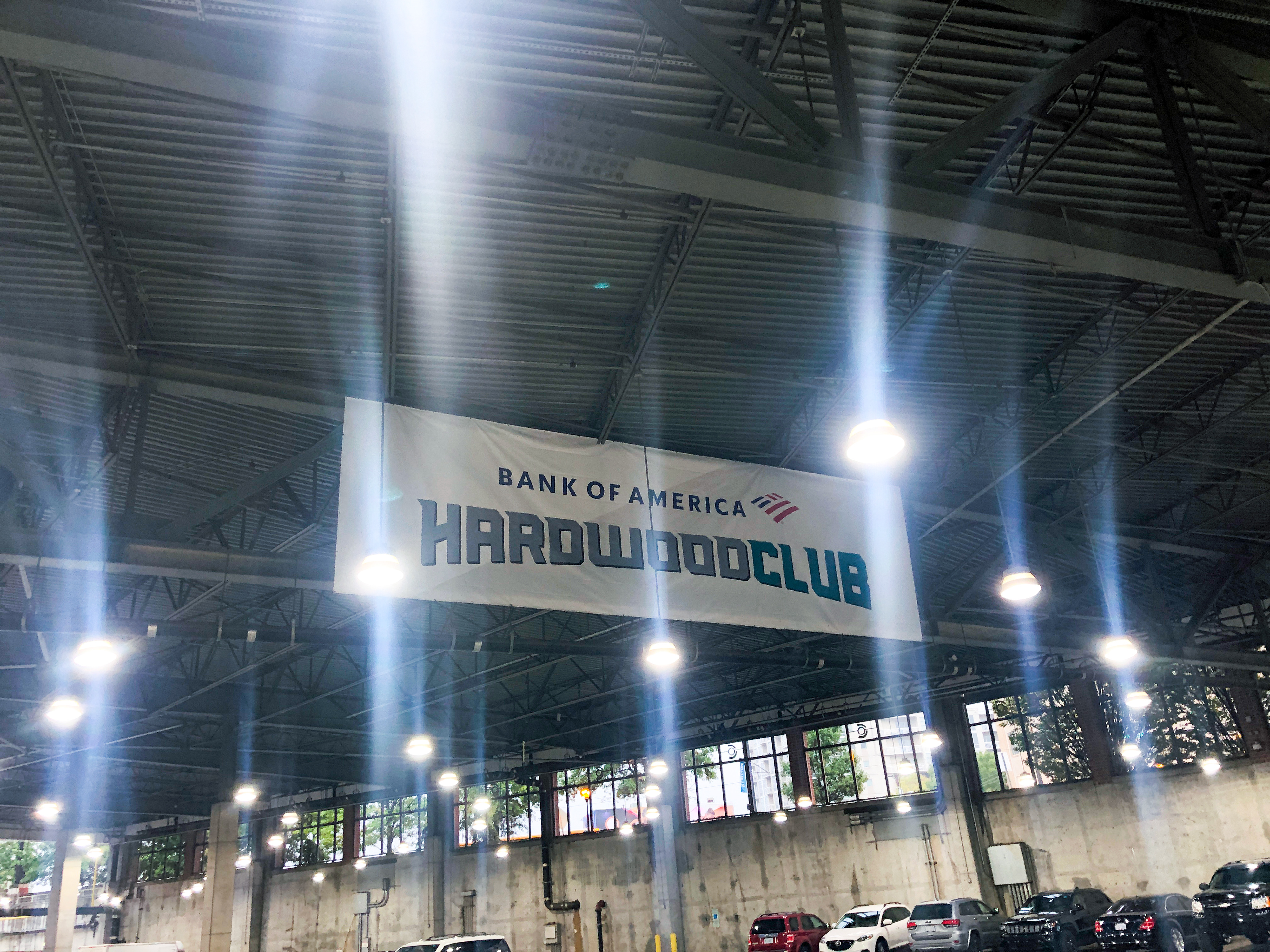 Bank of America Hardwood Club - Loading Dock Banner