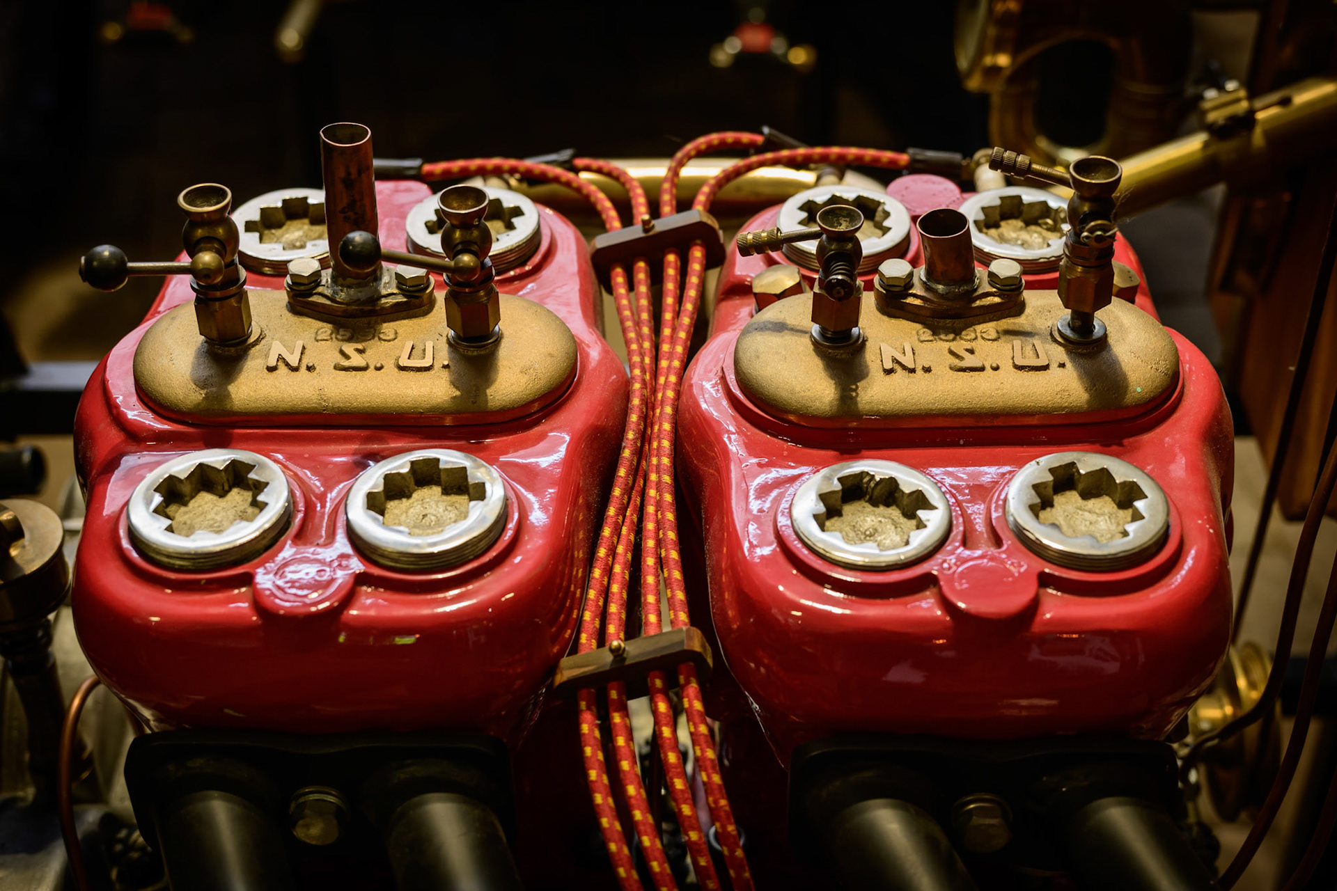 NSU Motor aus den 1920er Jahren (Museum Autovision, Altlußheim)