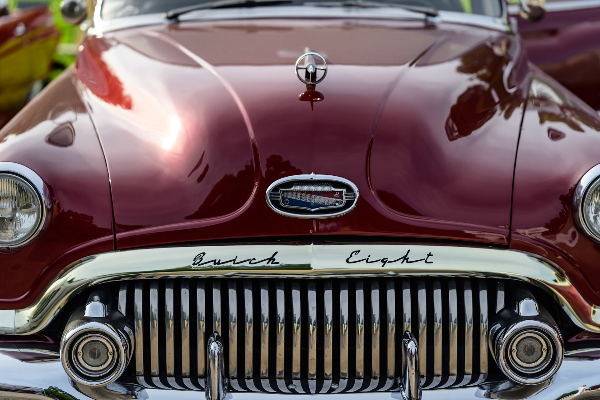 Frontpartie eines Buick Eight auf der Classic Gala Schwetzingen 2025