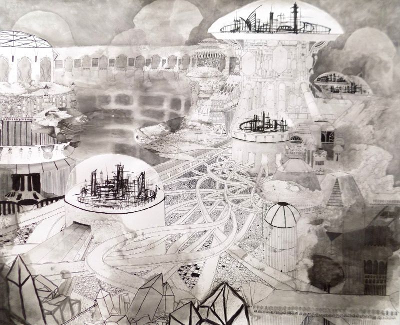 48"x 32" ink on paper