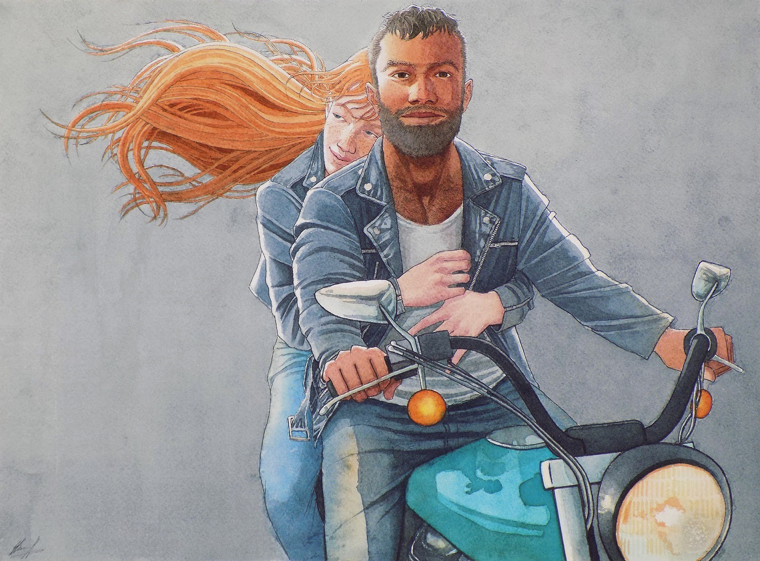 11"x16" on watercolor paper