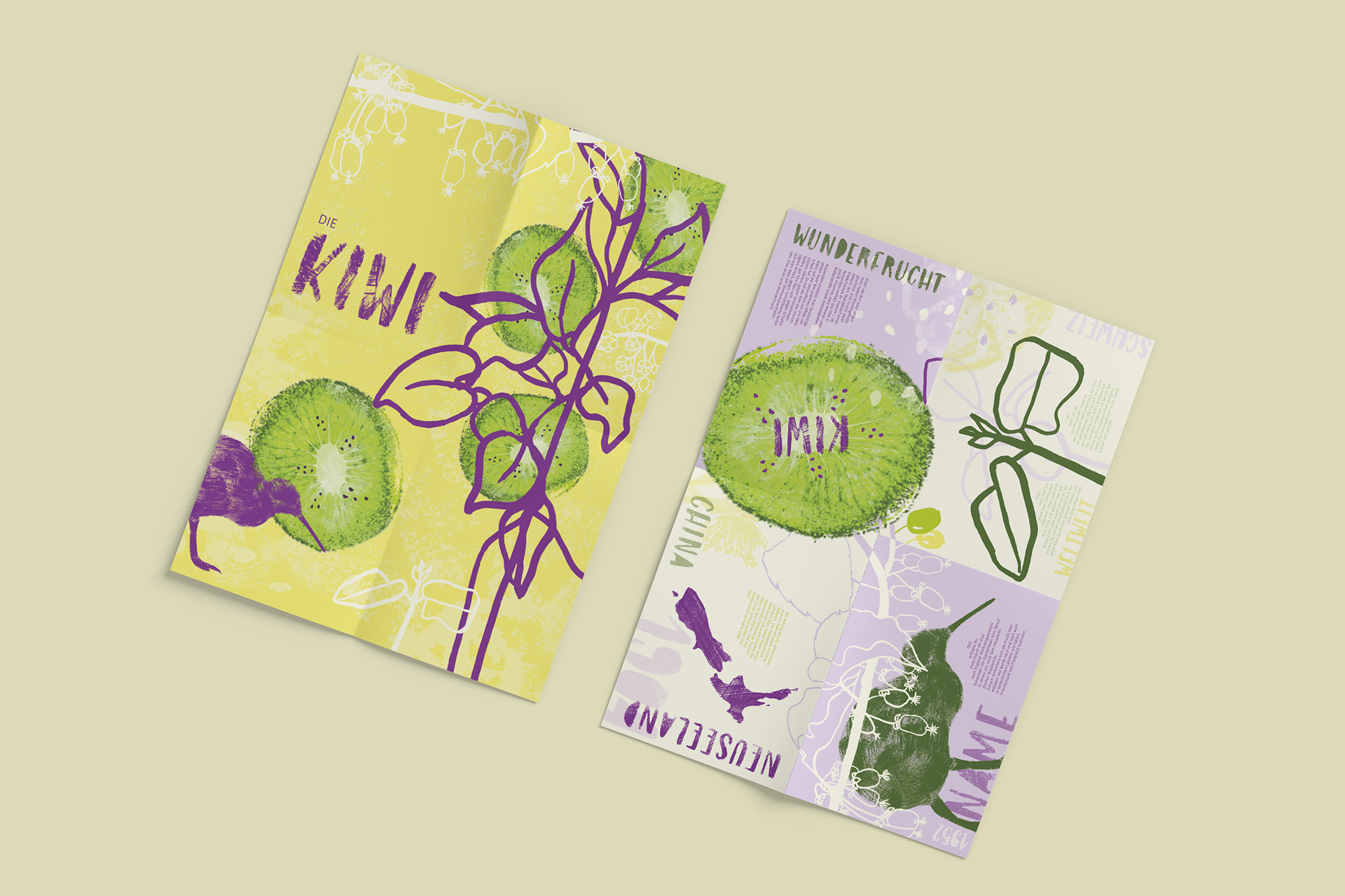 Faltflyer und Plakat