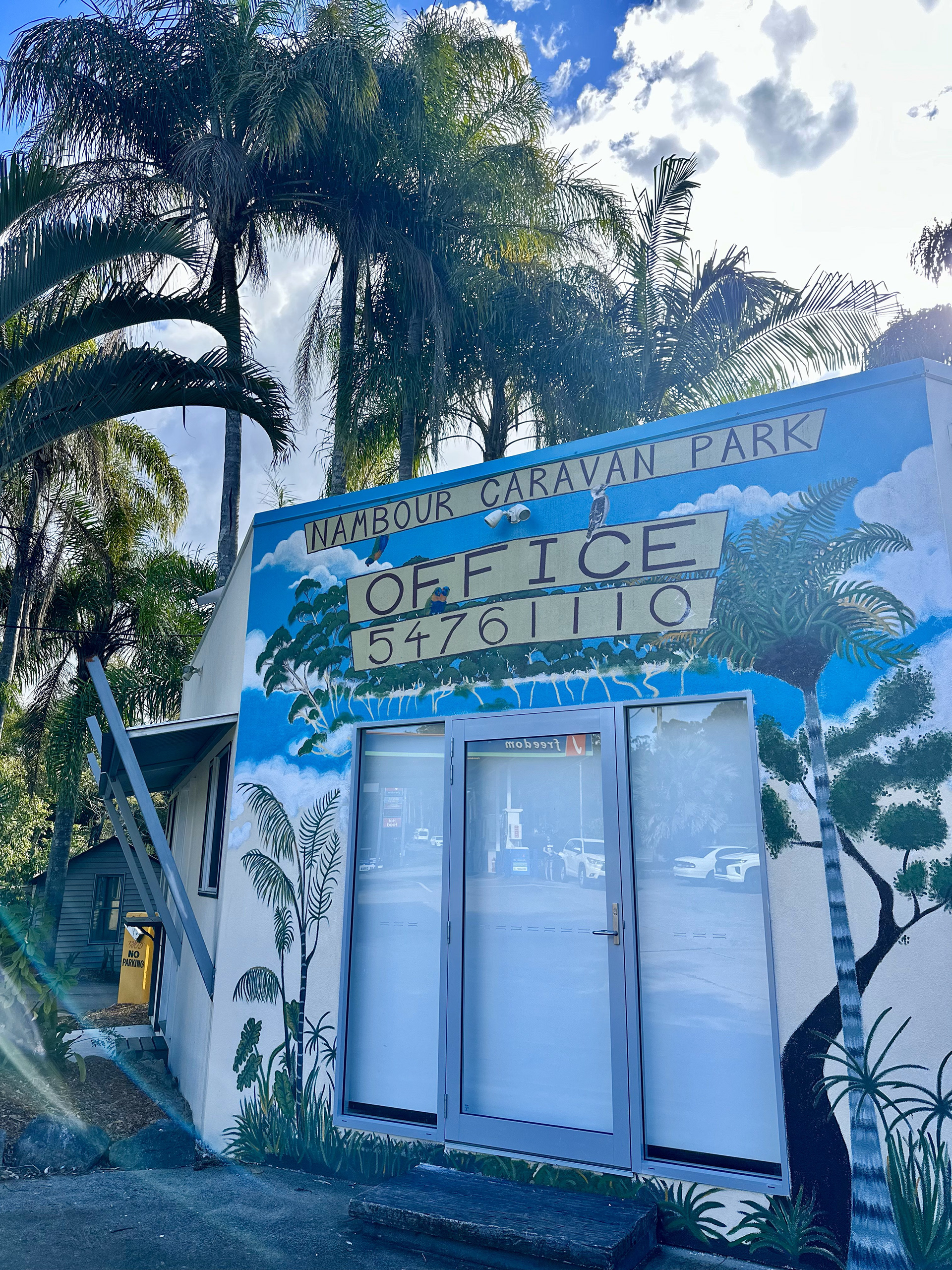 Dsiclaimer: Original Design by unkown artist 10 years ago. Due to damage most of the mural was painted over.  