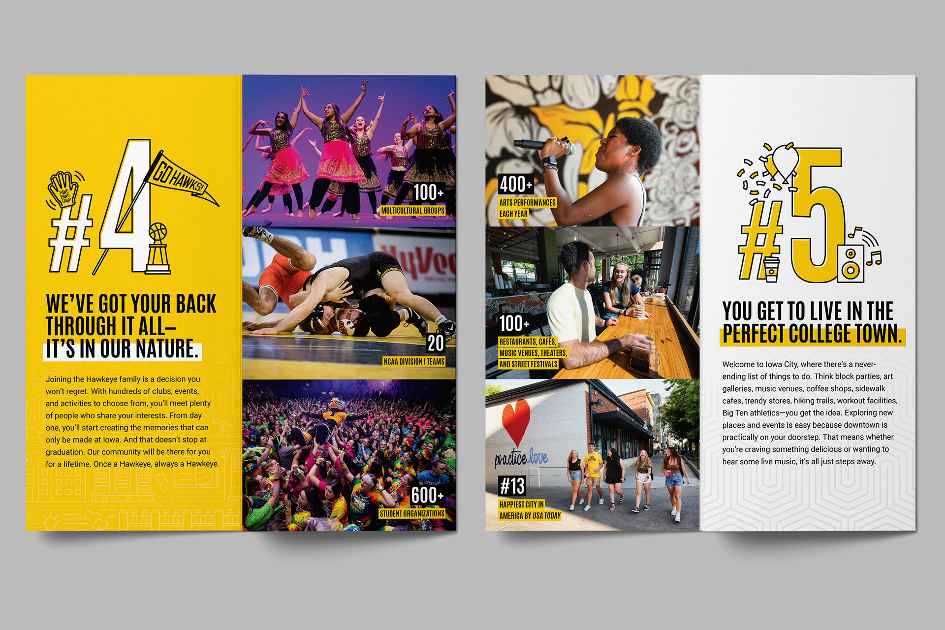 University of Iowa Admissions - Why Iowa? Viewbook 2023 spreads