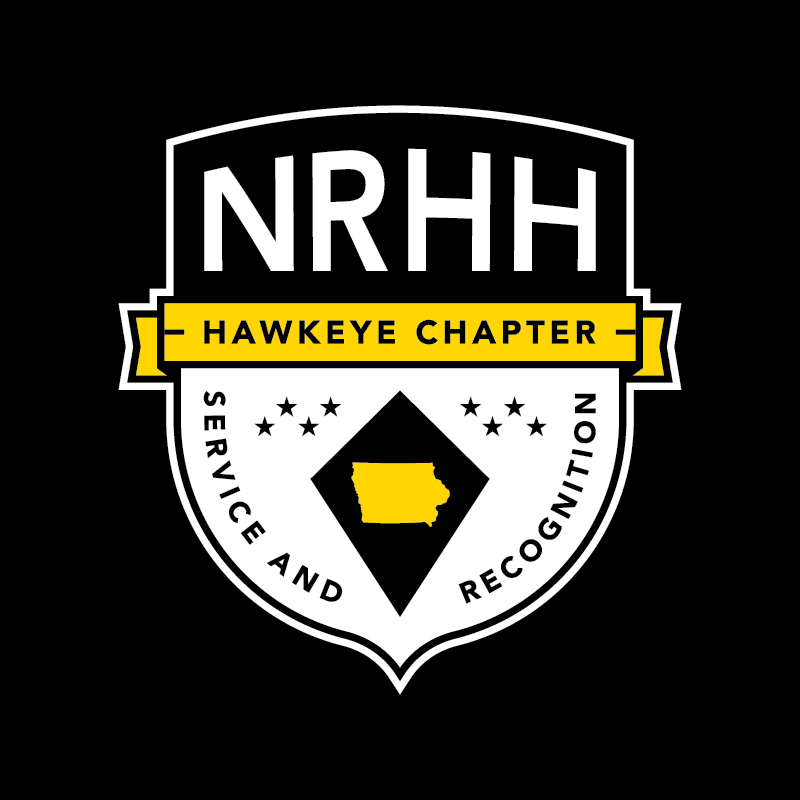 University Housing and Dining - National Residence Hall Honorary: Hawkeye Chapter Seal