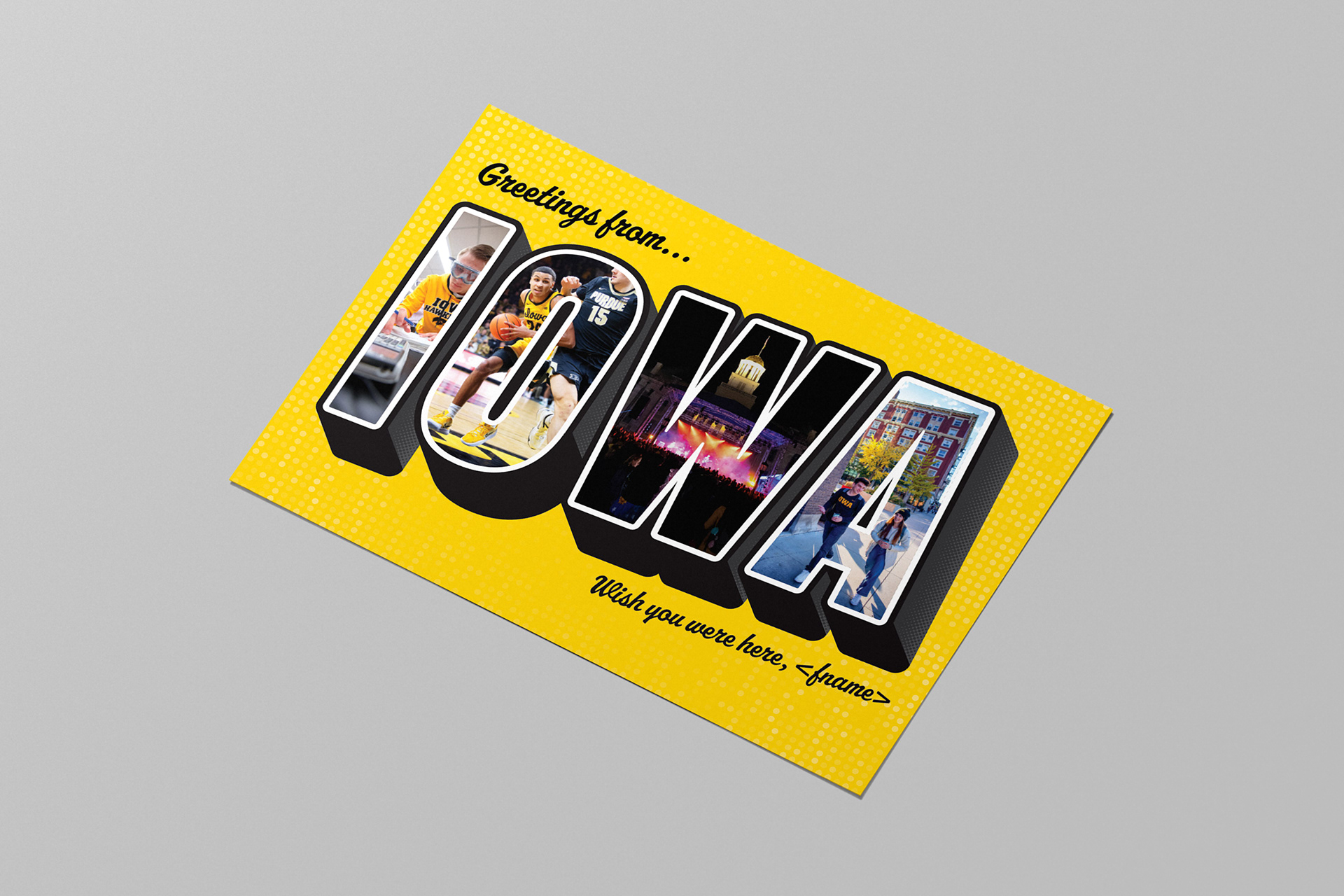 University of Iowa Admissions - Yield Postcard 2023