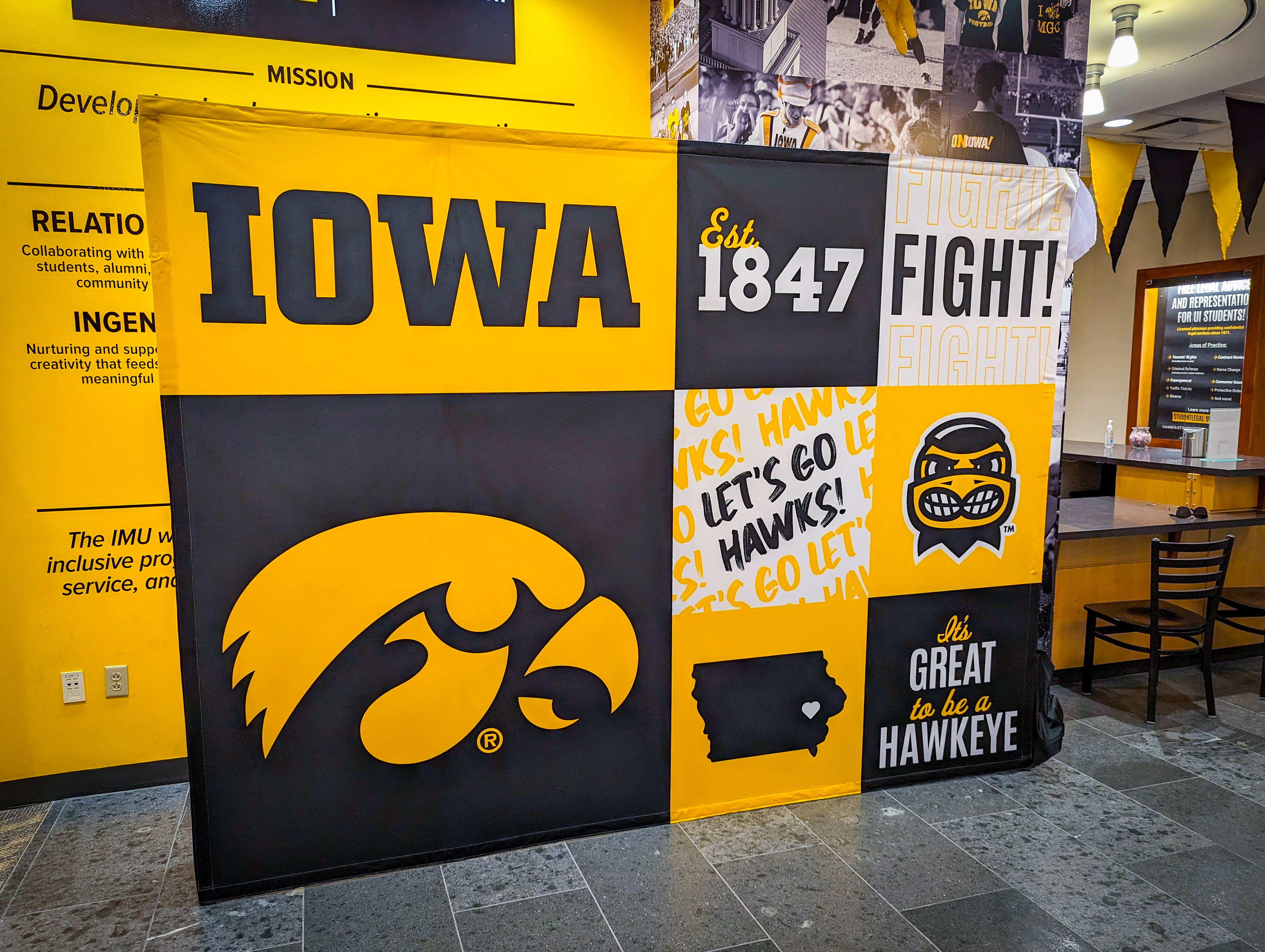 University of Iowa Admissions - Pop-up Display