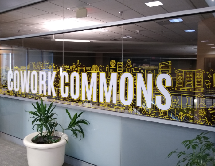 University of Iowa - Cowork Commons Window Vinyl