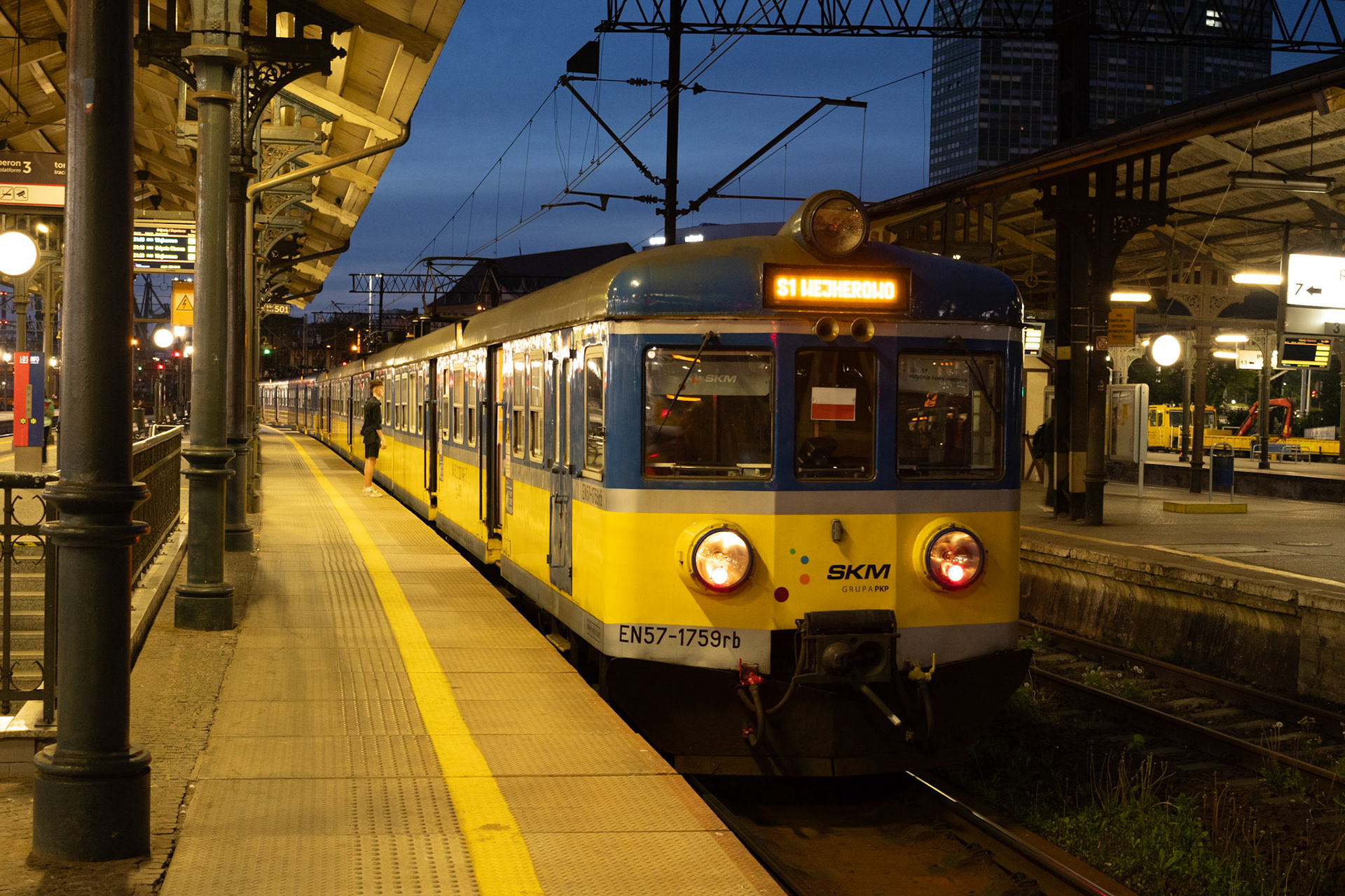 Local Suburban train at Gdańsk Poland