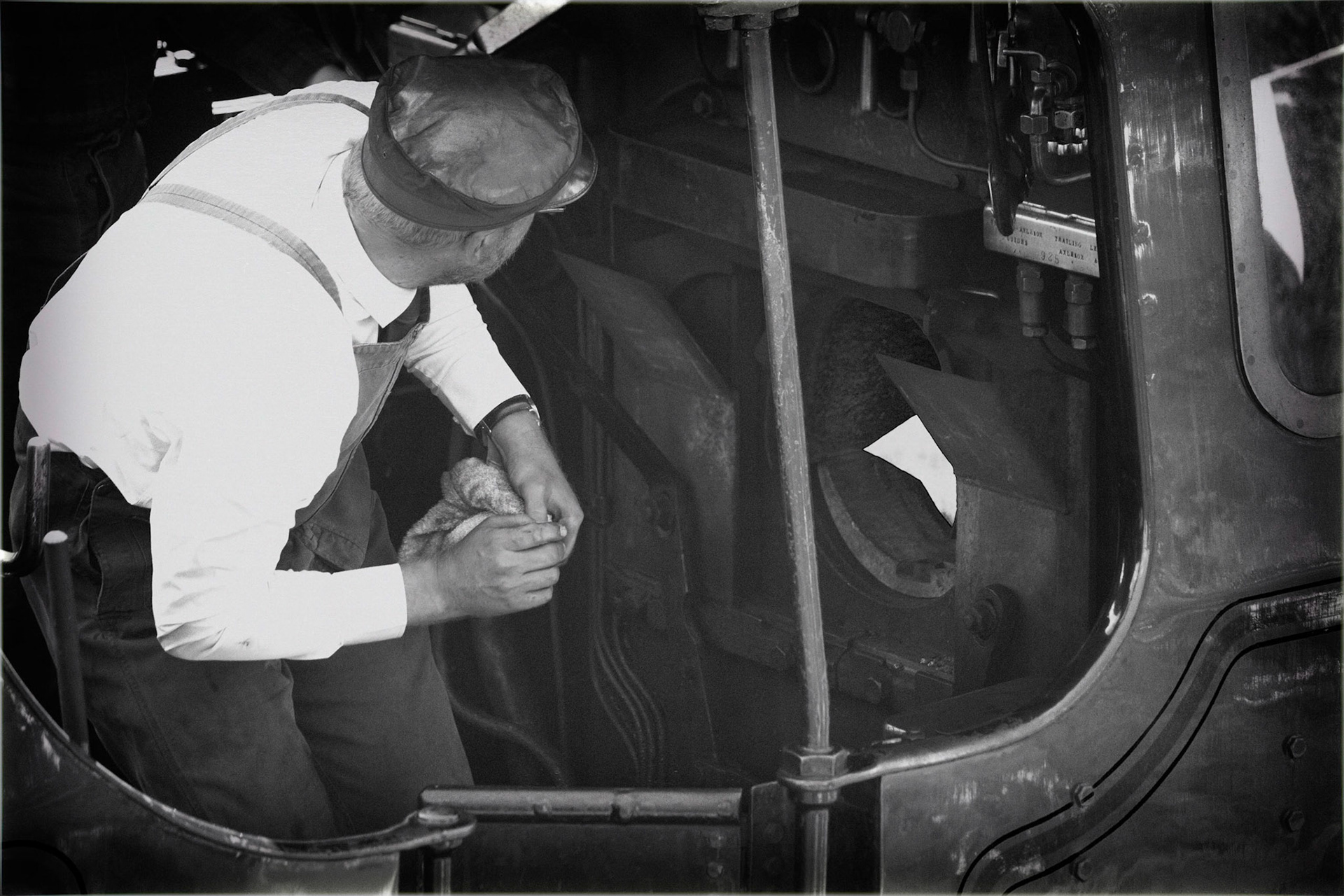 Steam day on Watercress Line Hants Uk
