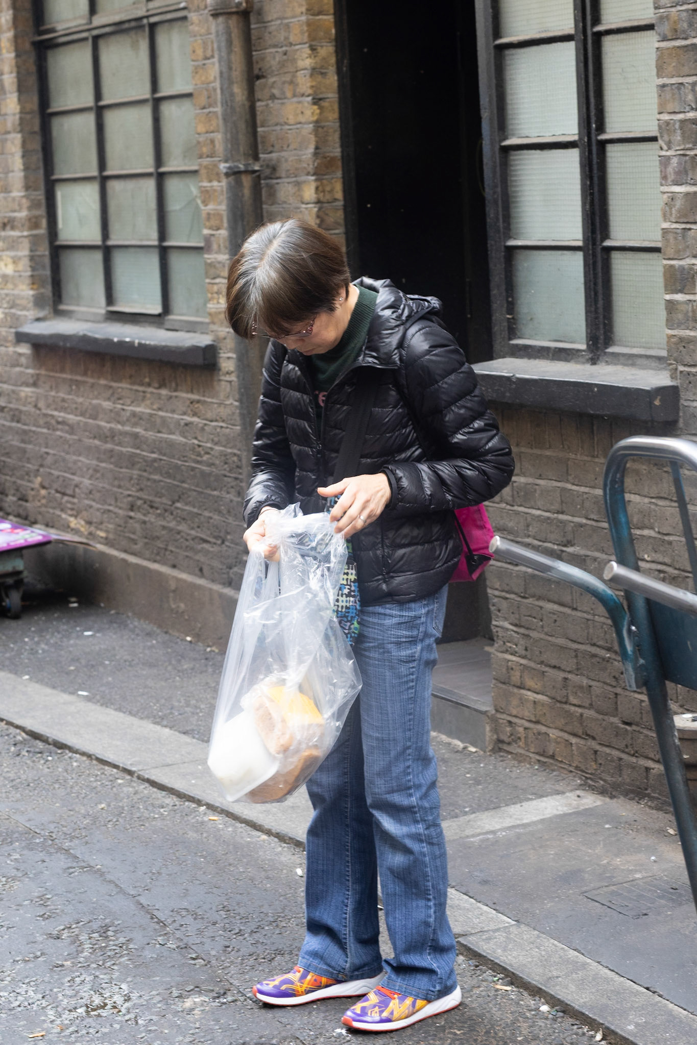 Customer buying Noodles from Chinatown London