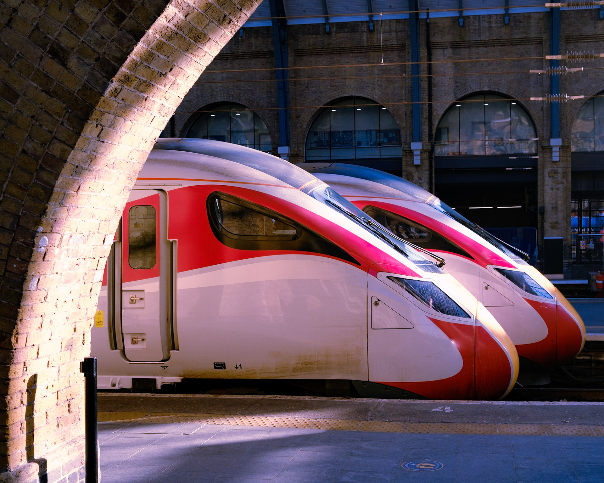 LNER Azumas at London Kings Cross Station
