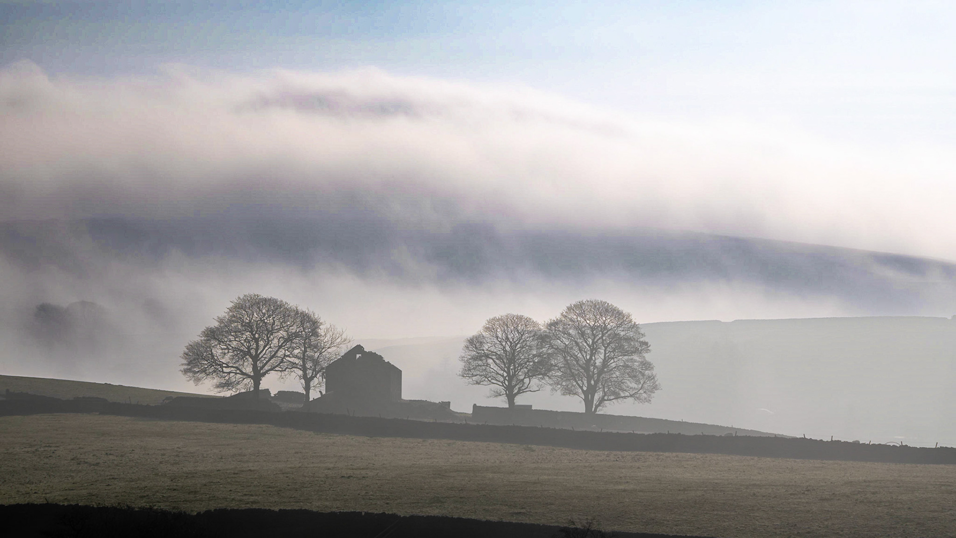 Misty Silhouette, Peak District
