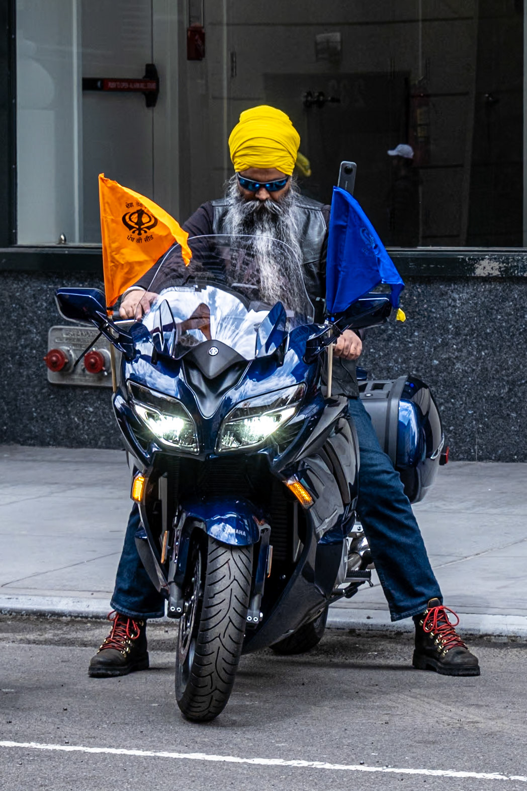 Free Khalistan protestor - New York City, United States of America