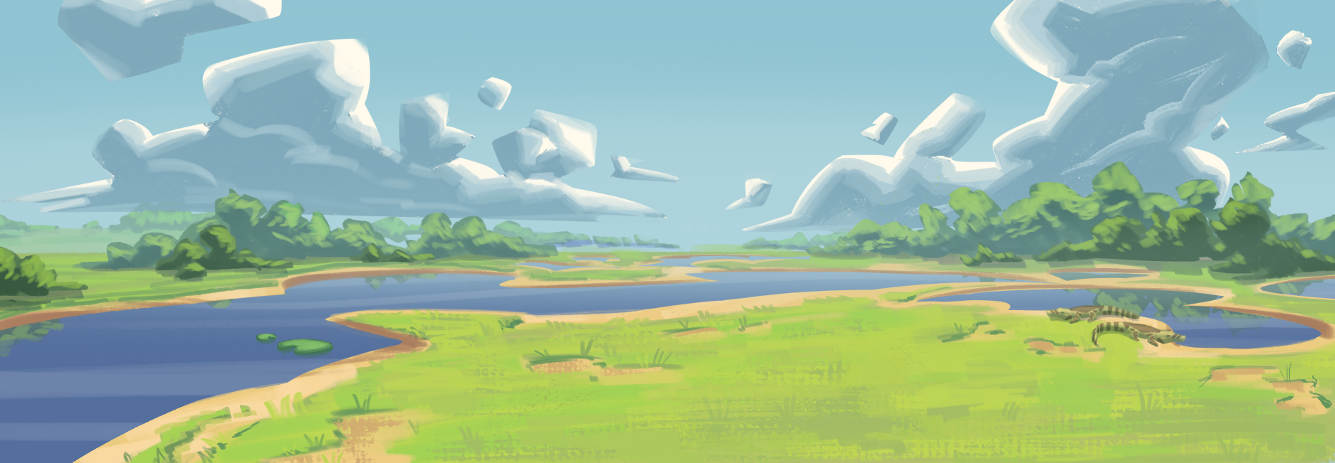 Pantanal Environment Render
