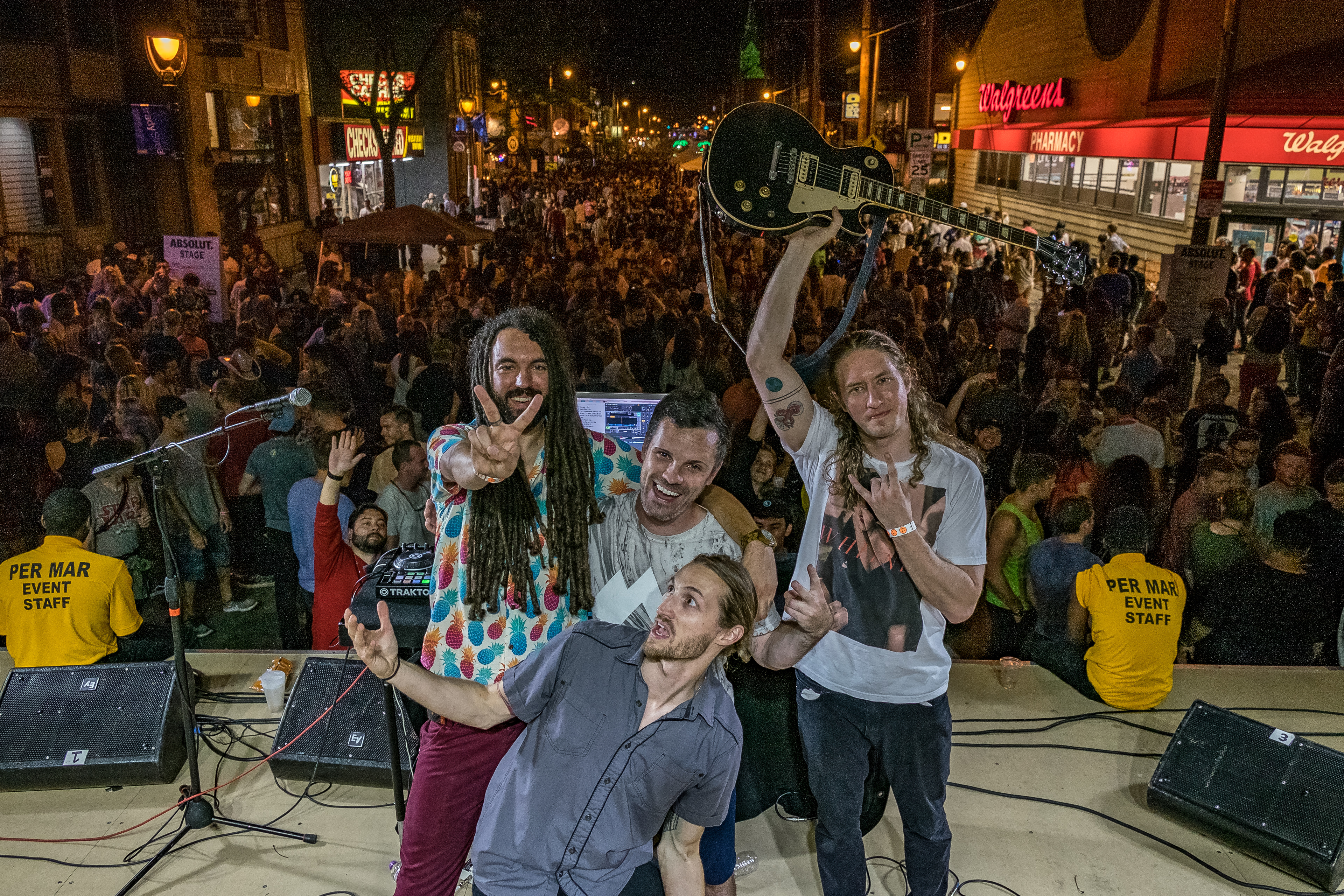 Plaid Hawaii Live Band at Brady Street Fest 2018