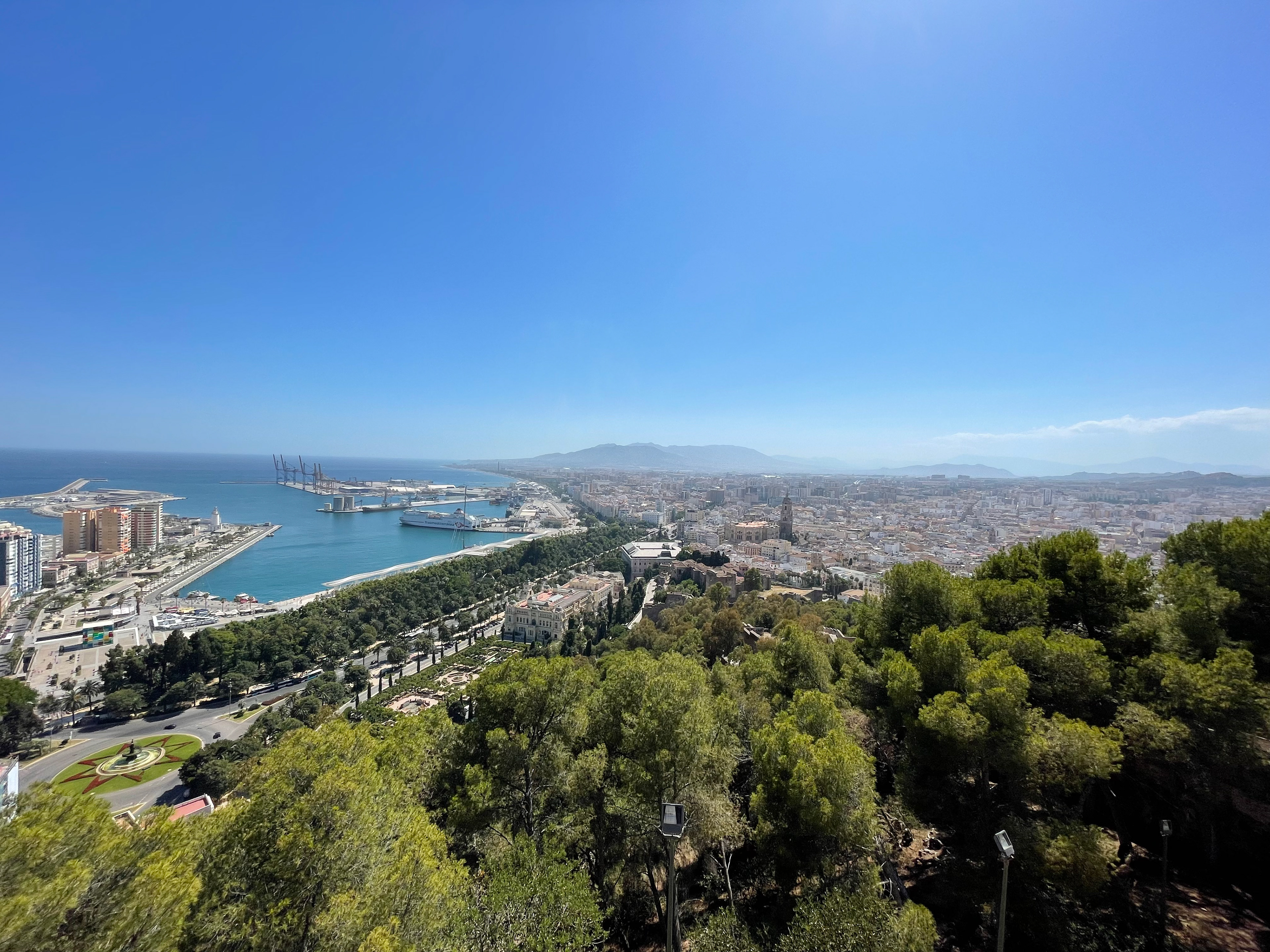 Once again, Malaga from above