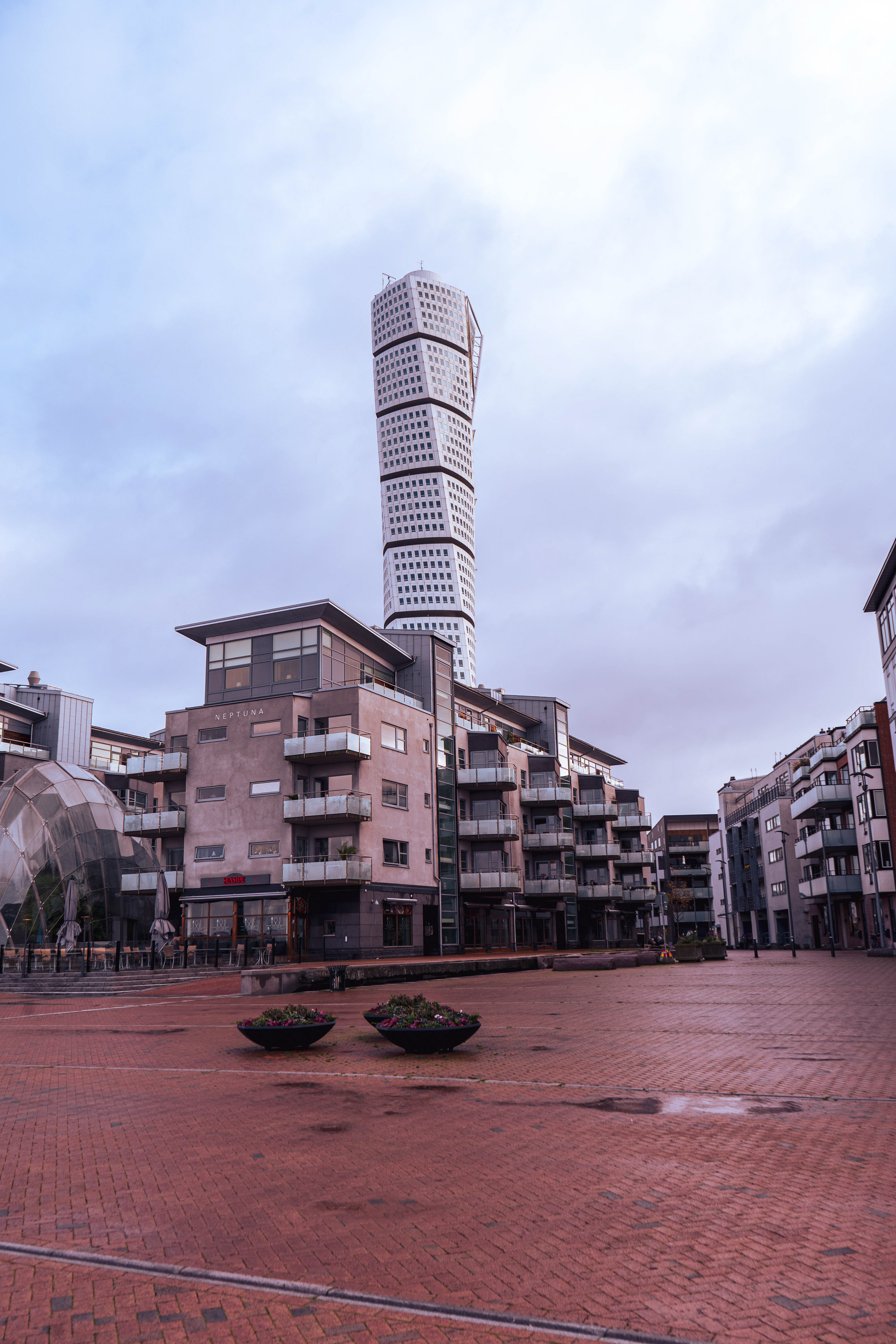 The spiralling tower
