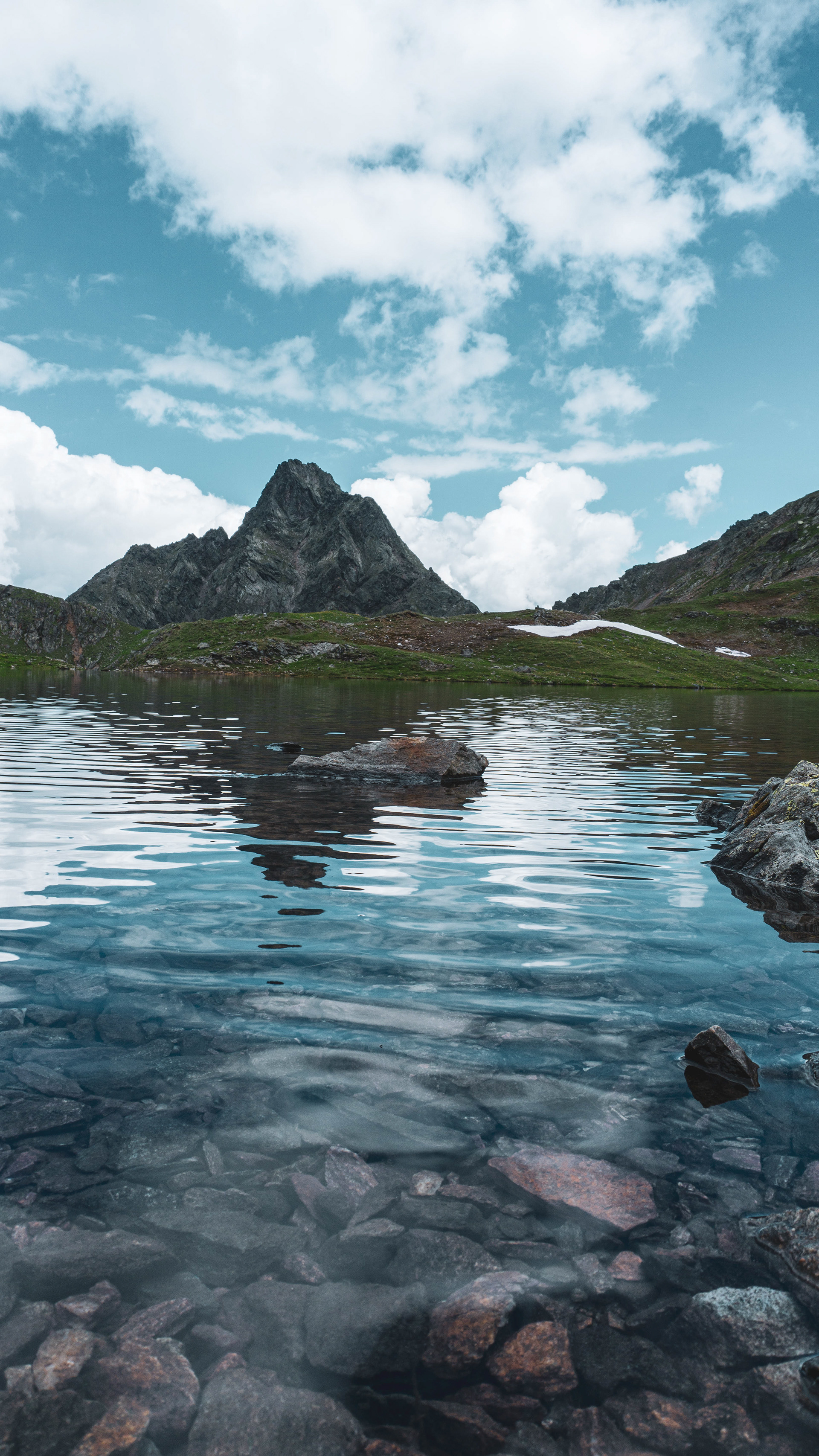 Lake beneath Großer Zunig