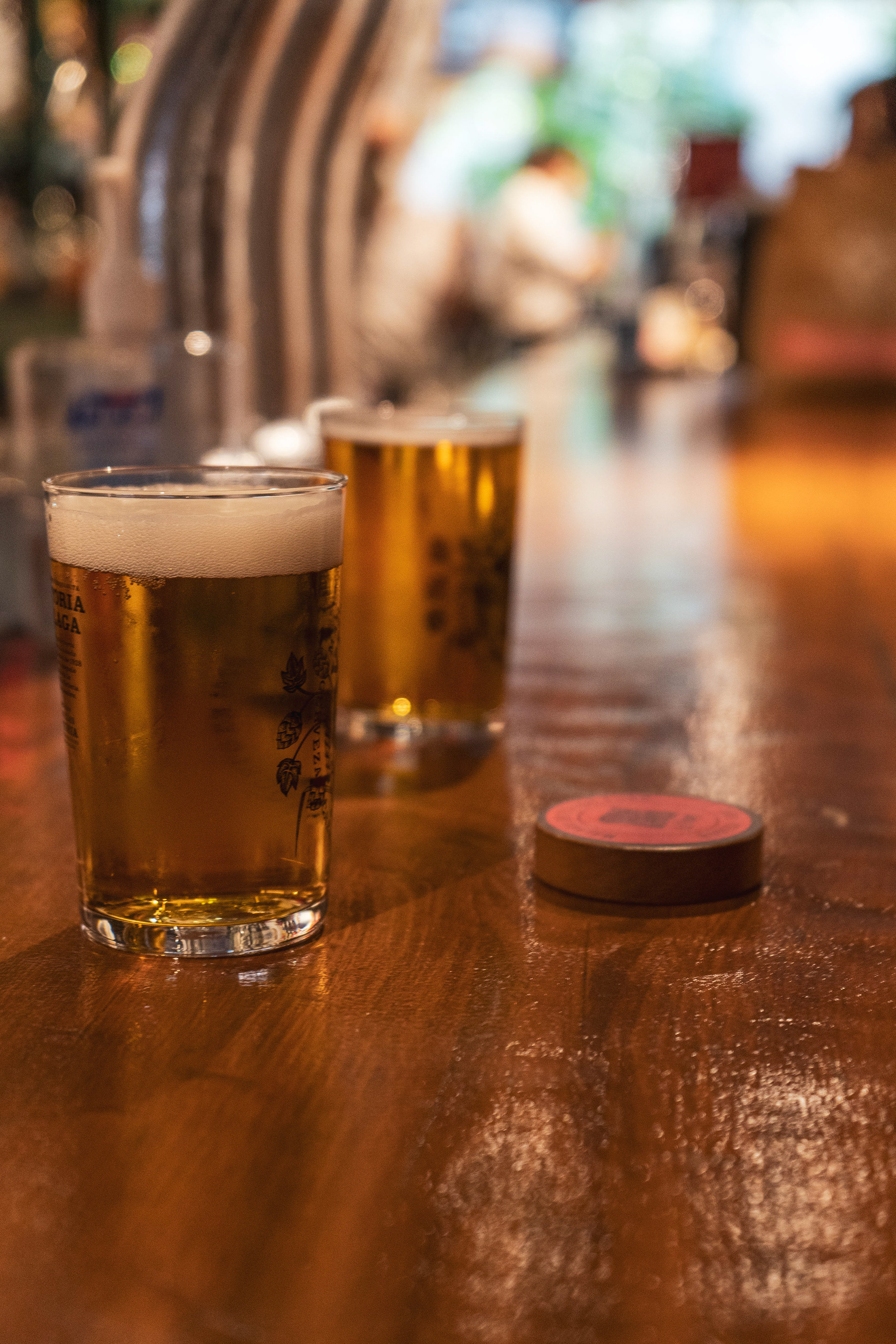 ...the fresh beer...