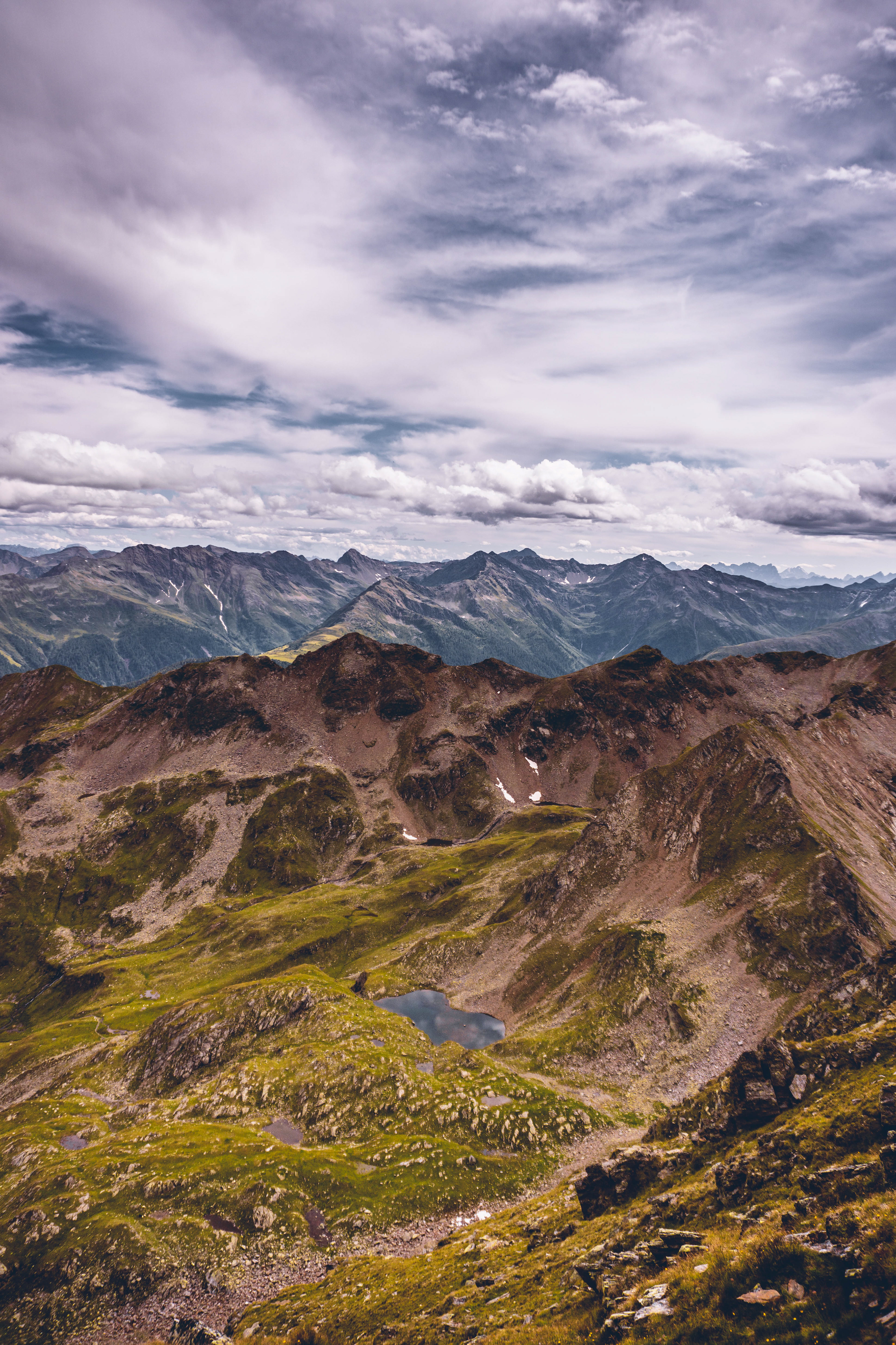 Mountain landscape photographed from Großer Zunig
