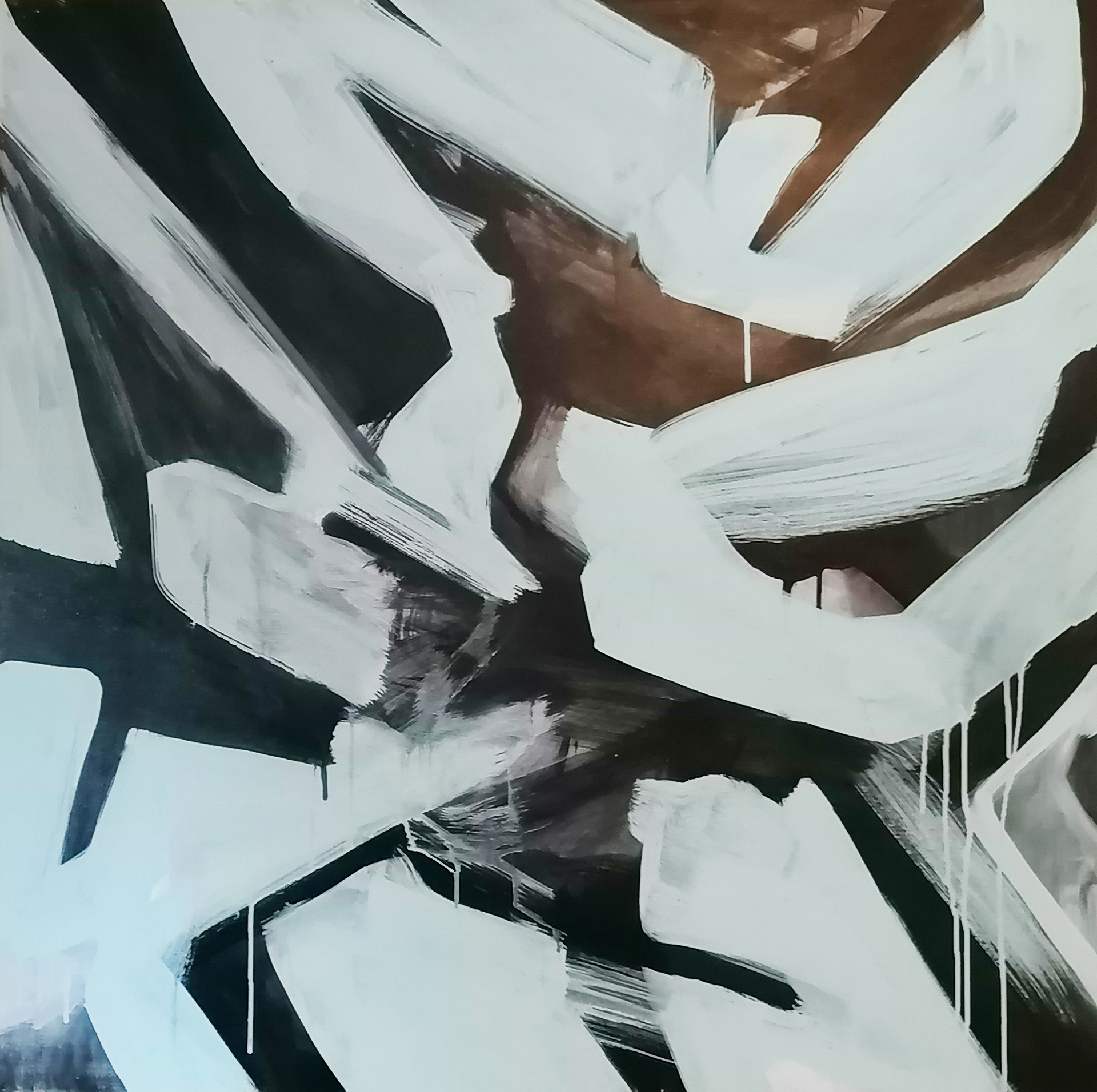 cyrrius1.Acrylic on canvas.90x90cm.