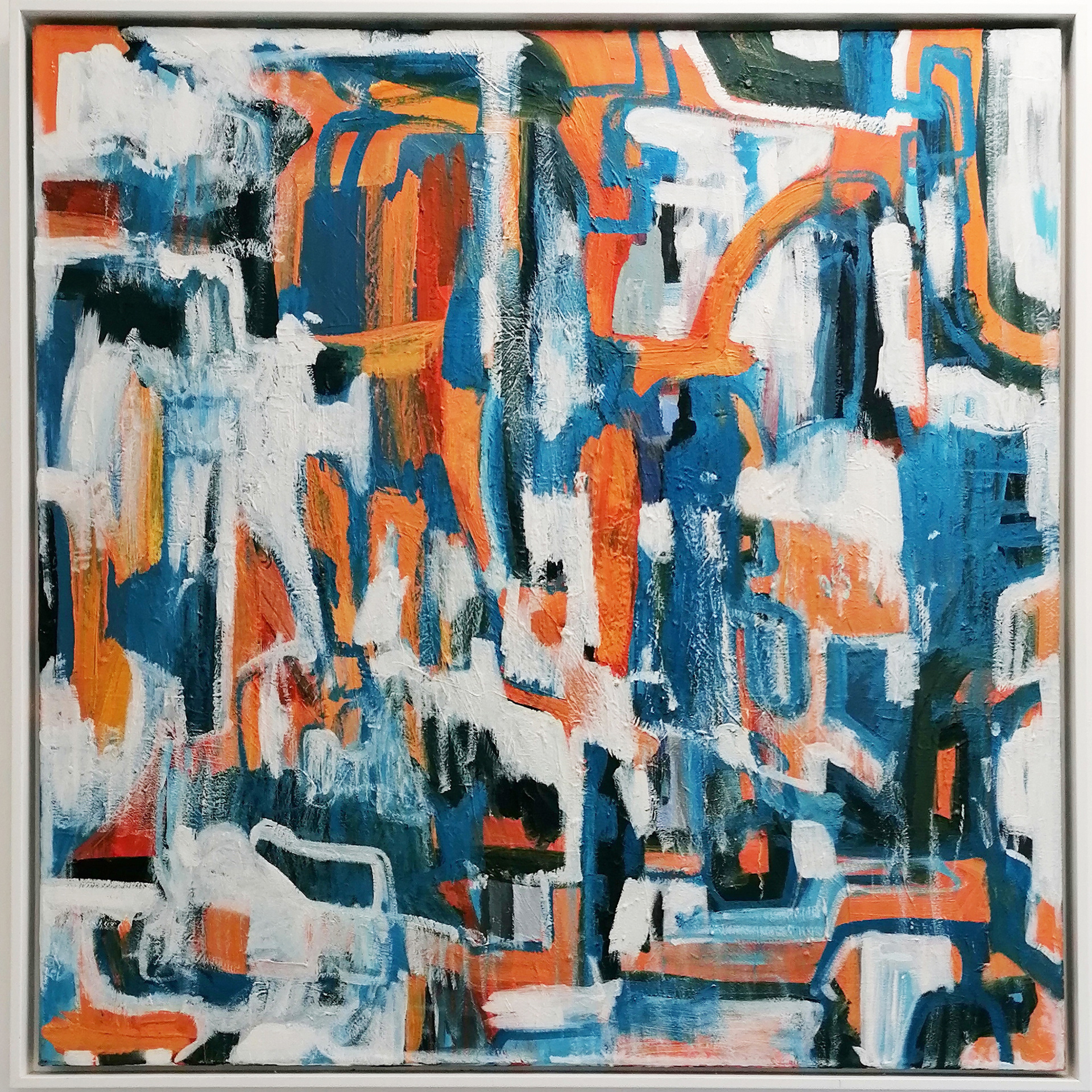 Bright.oil on canvas.90x90cm.