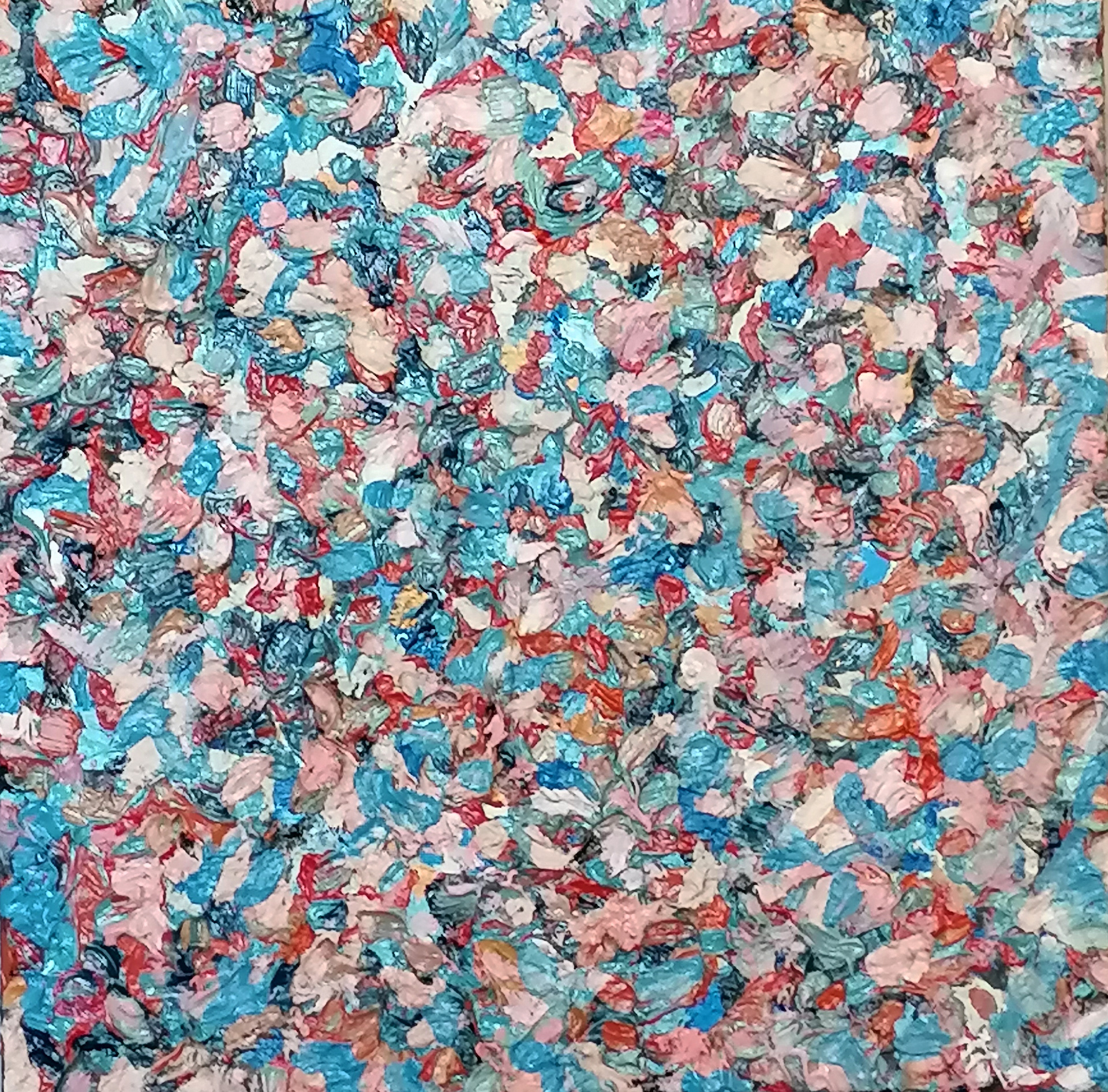 Petals. Oil on canvas.30x30 cm