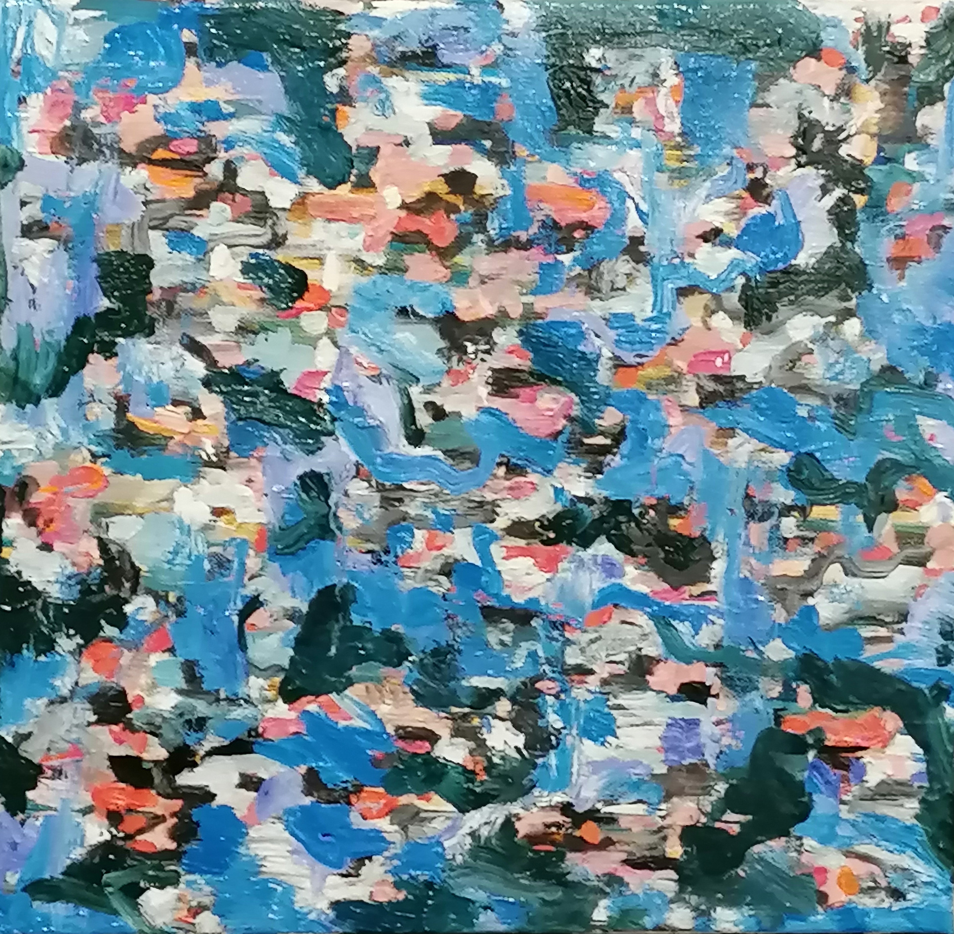Ripple. Oil on canvas.30x30 cm