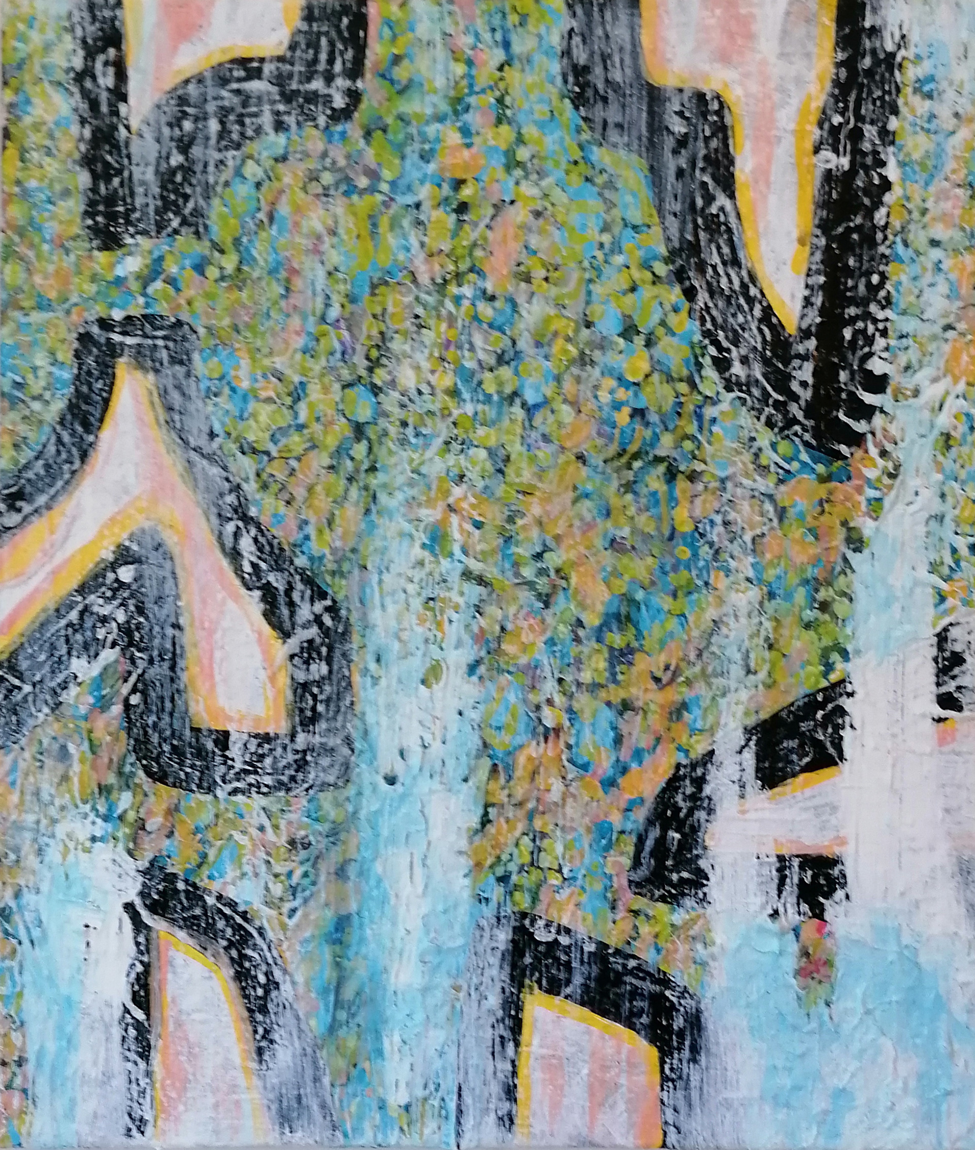 Pondlight. Acrylic on canvas.30x40cm