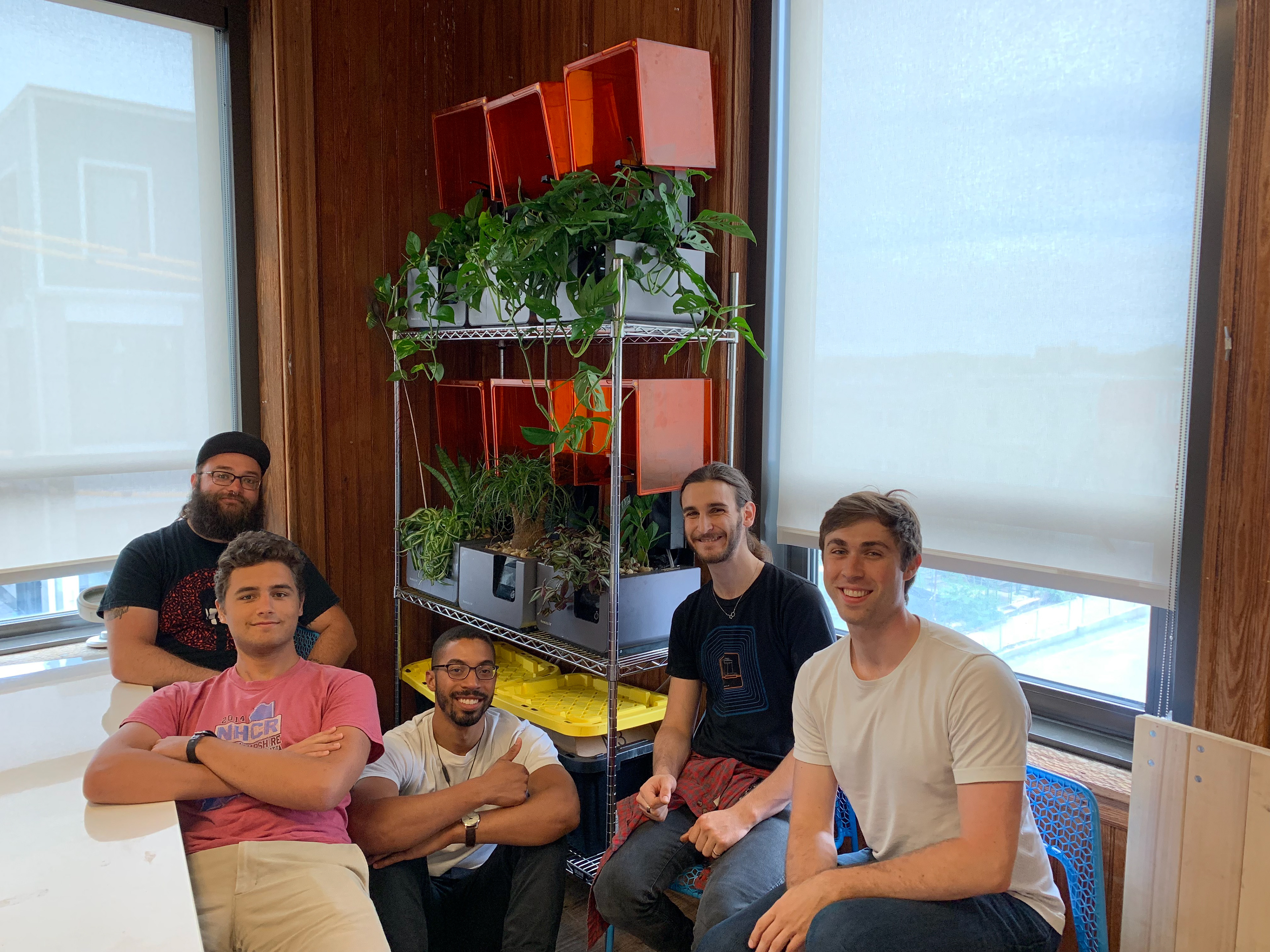 Team picture and final installation location