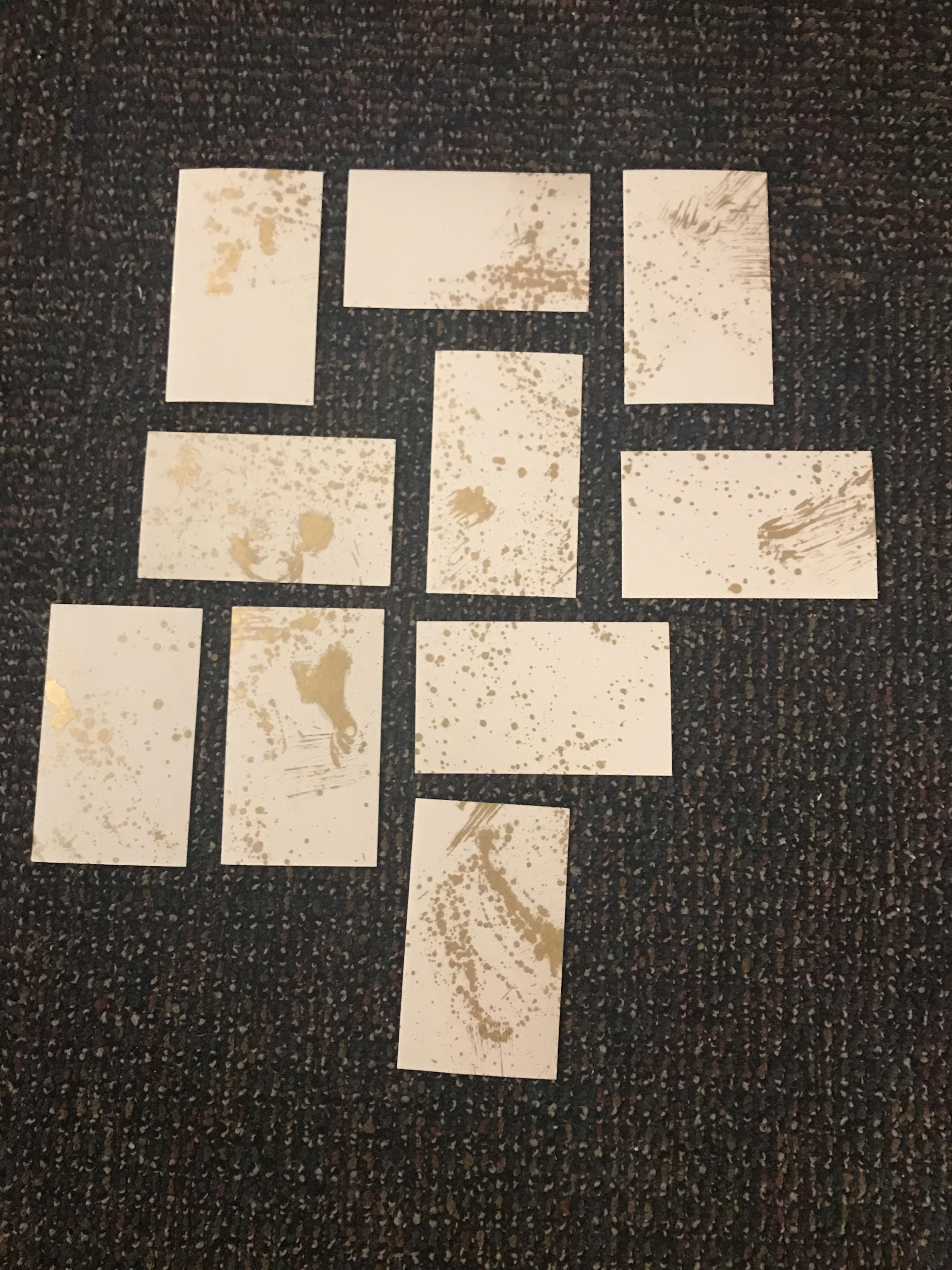 Splatter/gestural paint