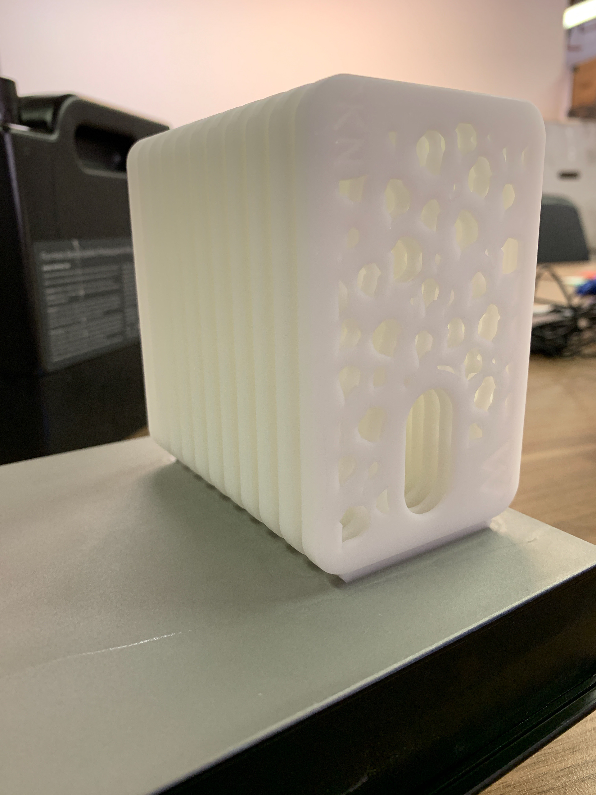 Keycard holders on build platform