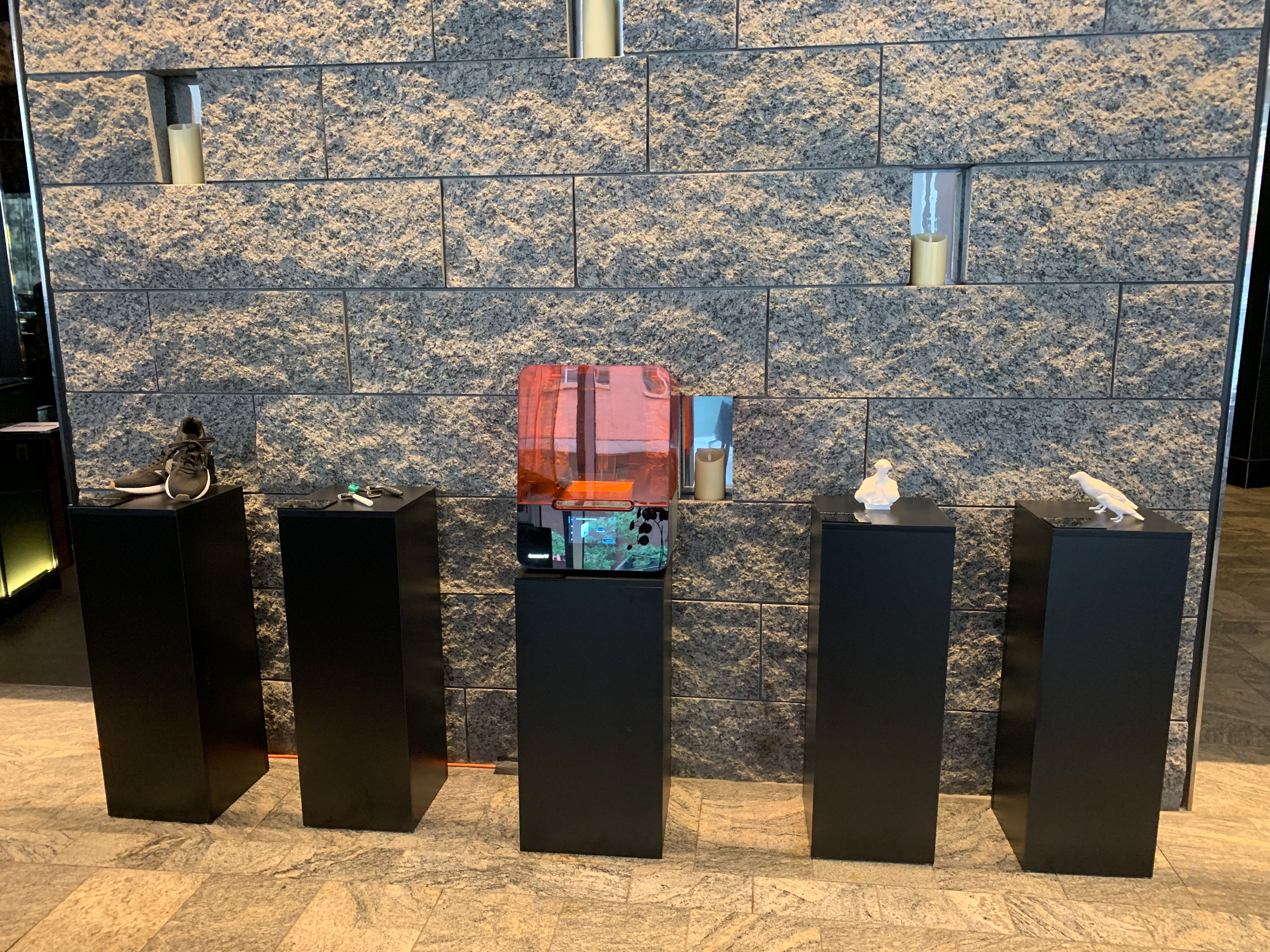 W Hotel lobby display