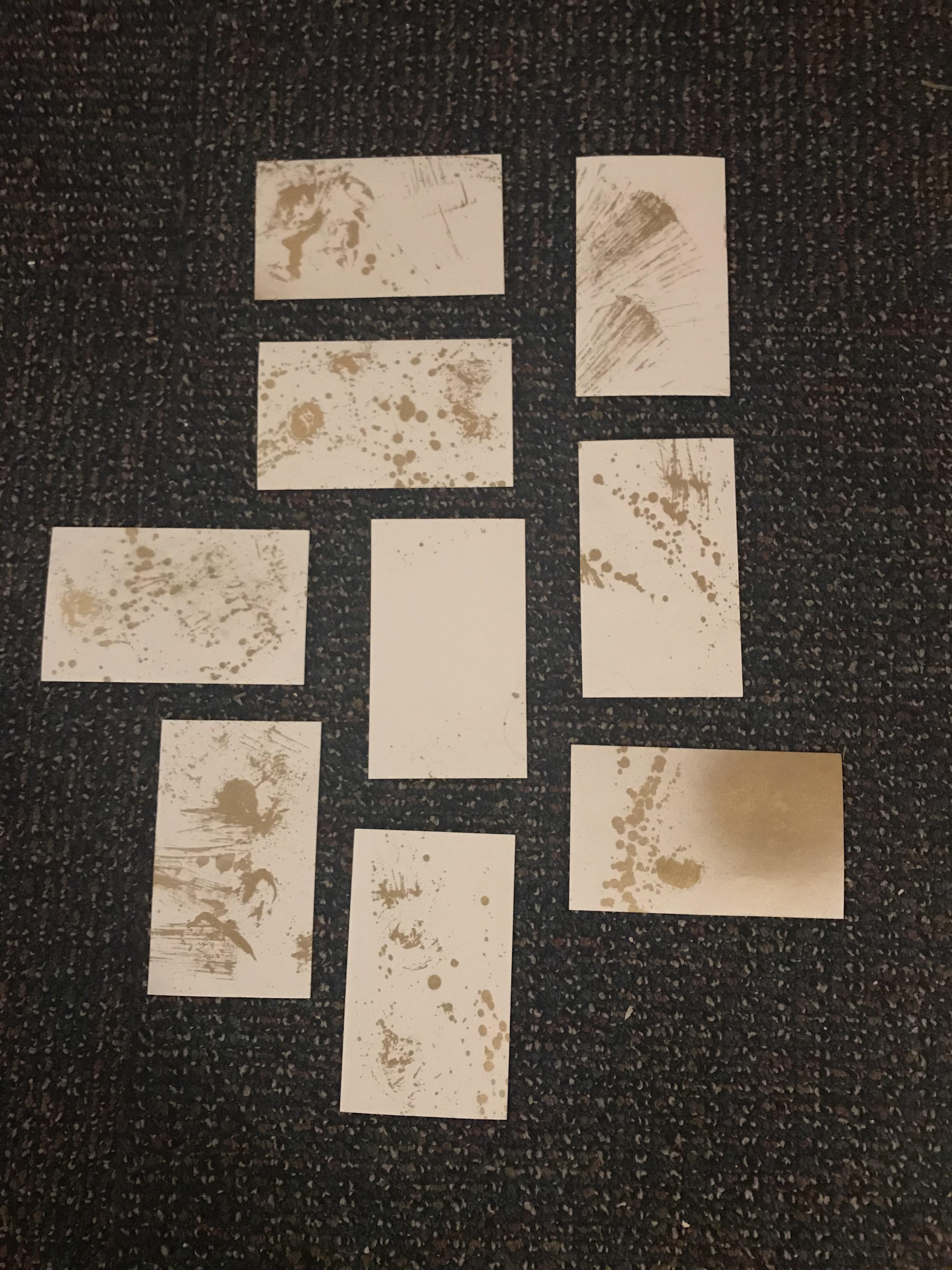 Splatter/gestural paint