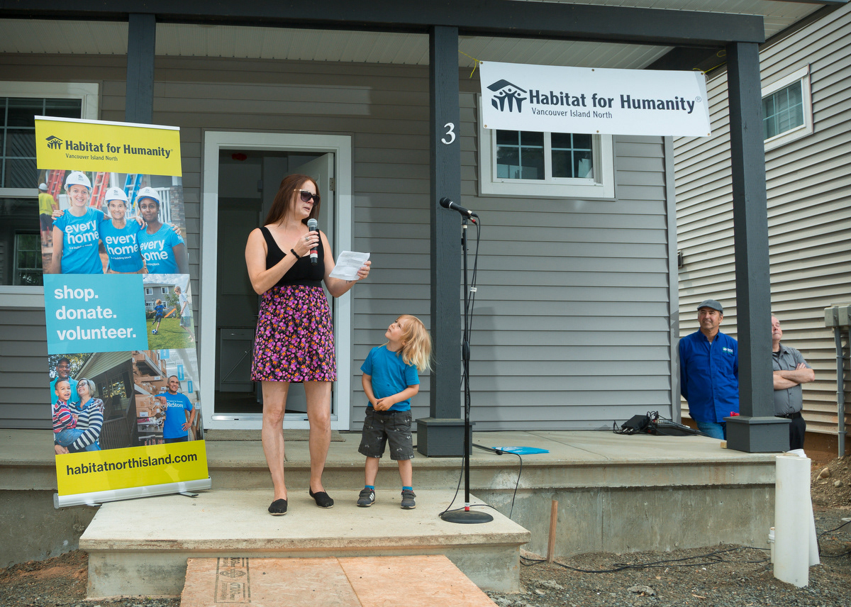 Habitat for Humanity Key Ceremony