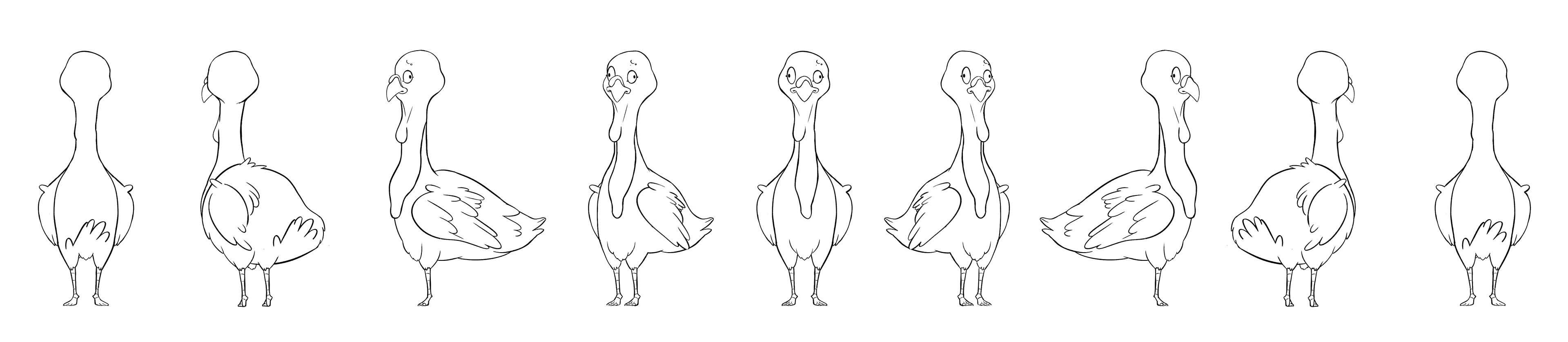 Turkey character turnaround for Ocelotl Company