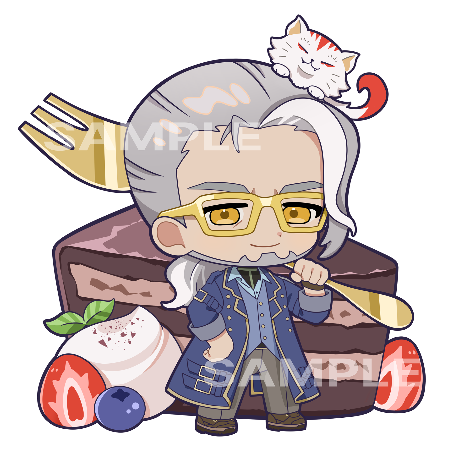 2024年 (株)レントラックス MAHA5JAPAN所属 志導コスケ 生誕祭記念グッズ SDイラスト