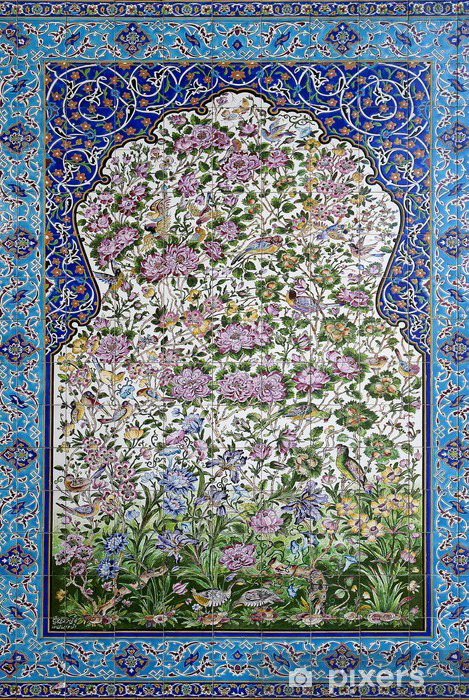 Isfahan Iran Ottoman Style Floral and Fauna Tiles