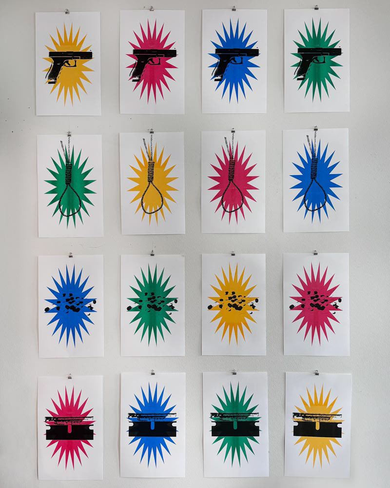 What Doesn't Kill You | Risograph Print | 11x17 | 2024