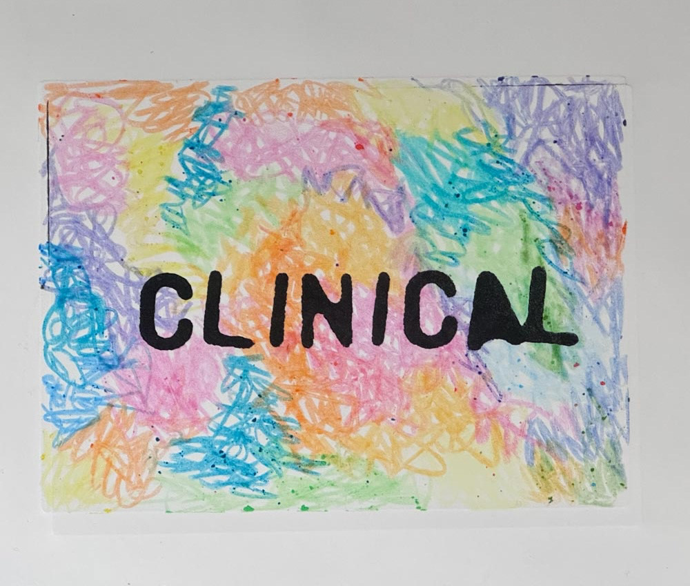 Clinical | Monoprint | 8x10 | 2024