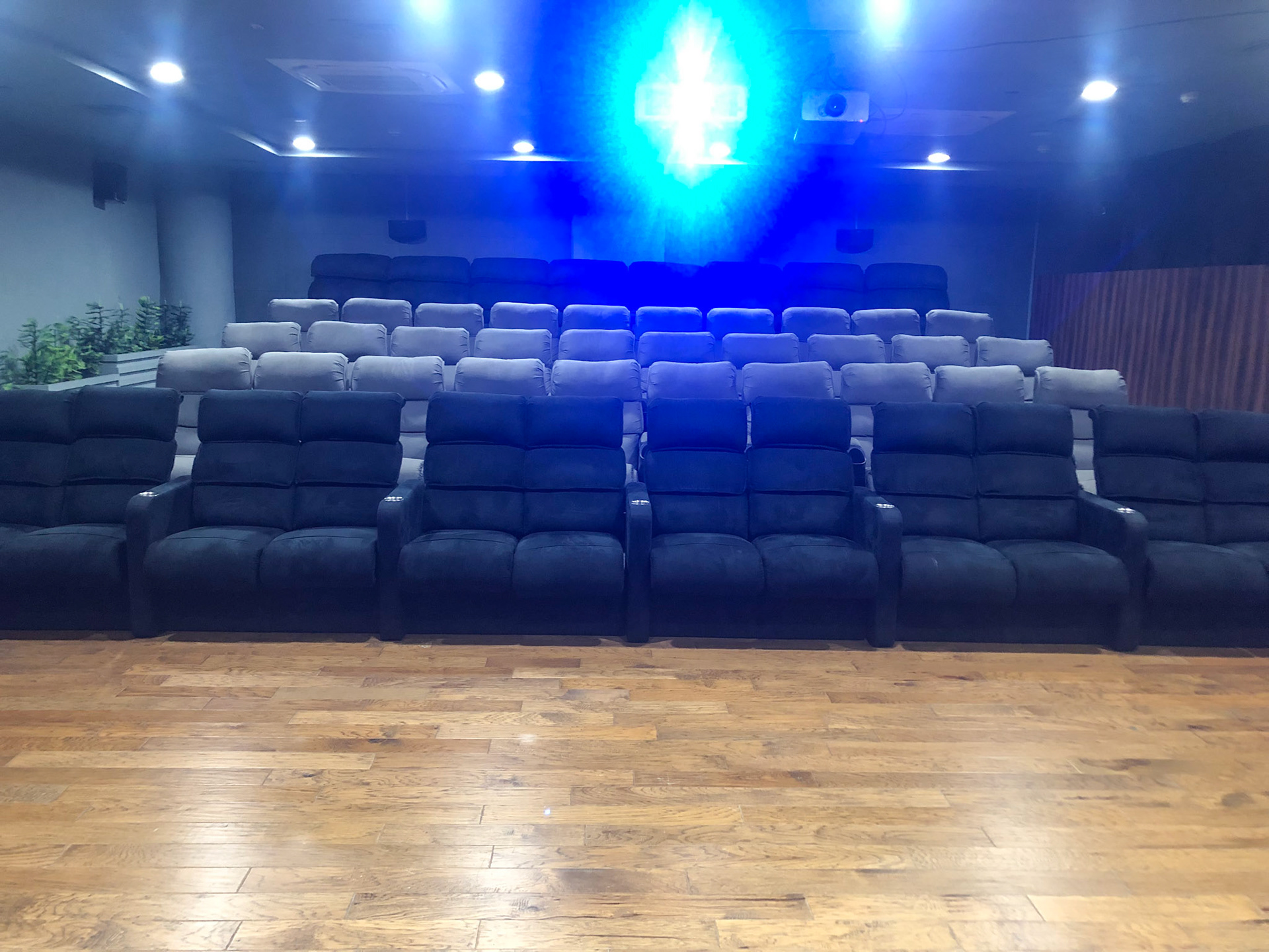 The Nazrul Tirtha Movie theatre in Kolkata was converted to a conference venue