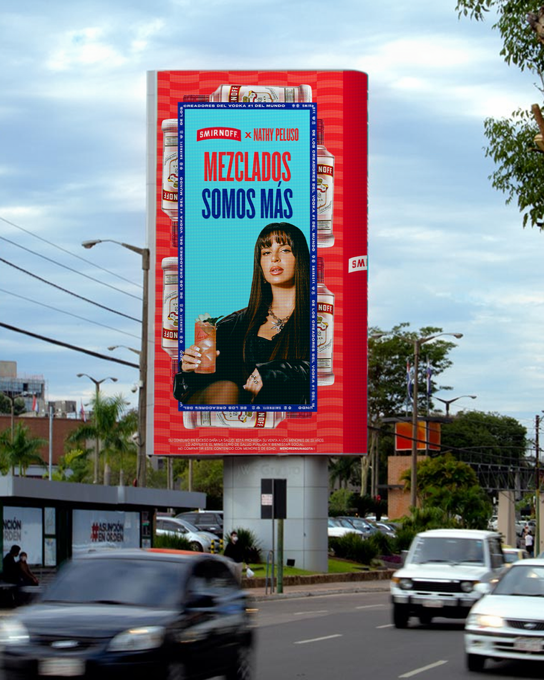 SMF x Nathy Peluso DOOH - Asunción, Paraguay