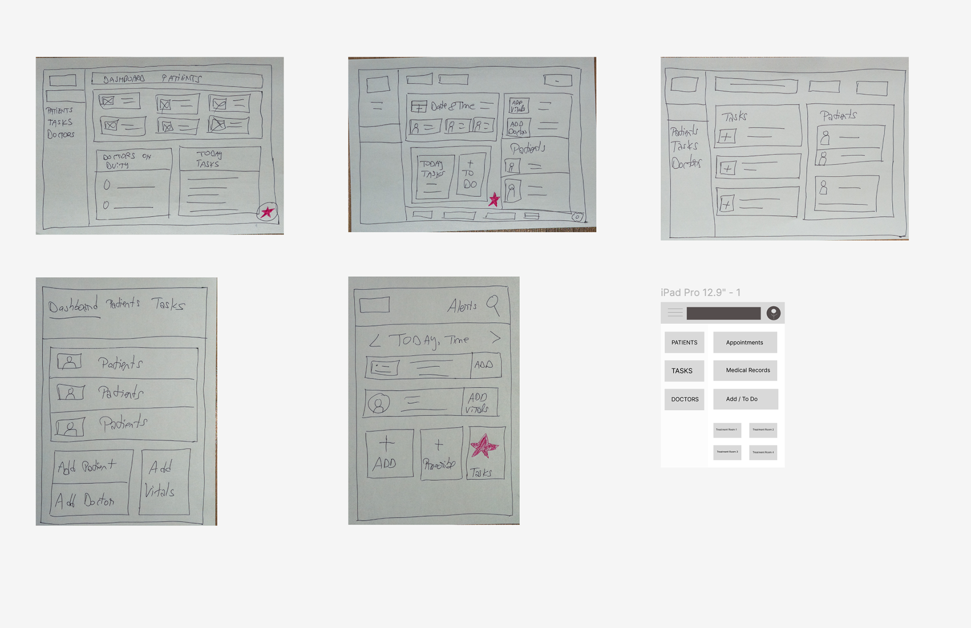 Low-Fidelity Wireframes – Early Exploration