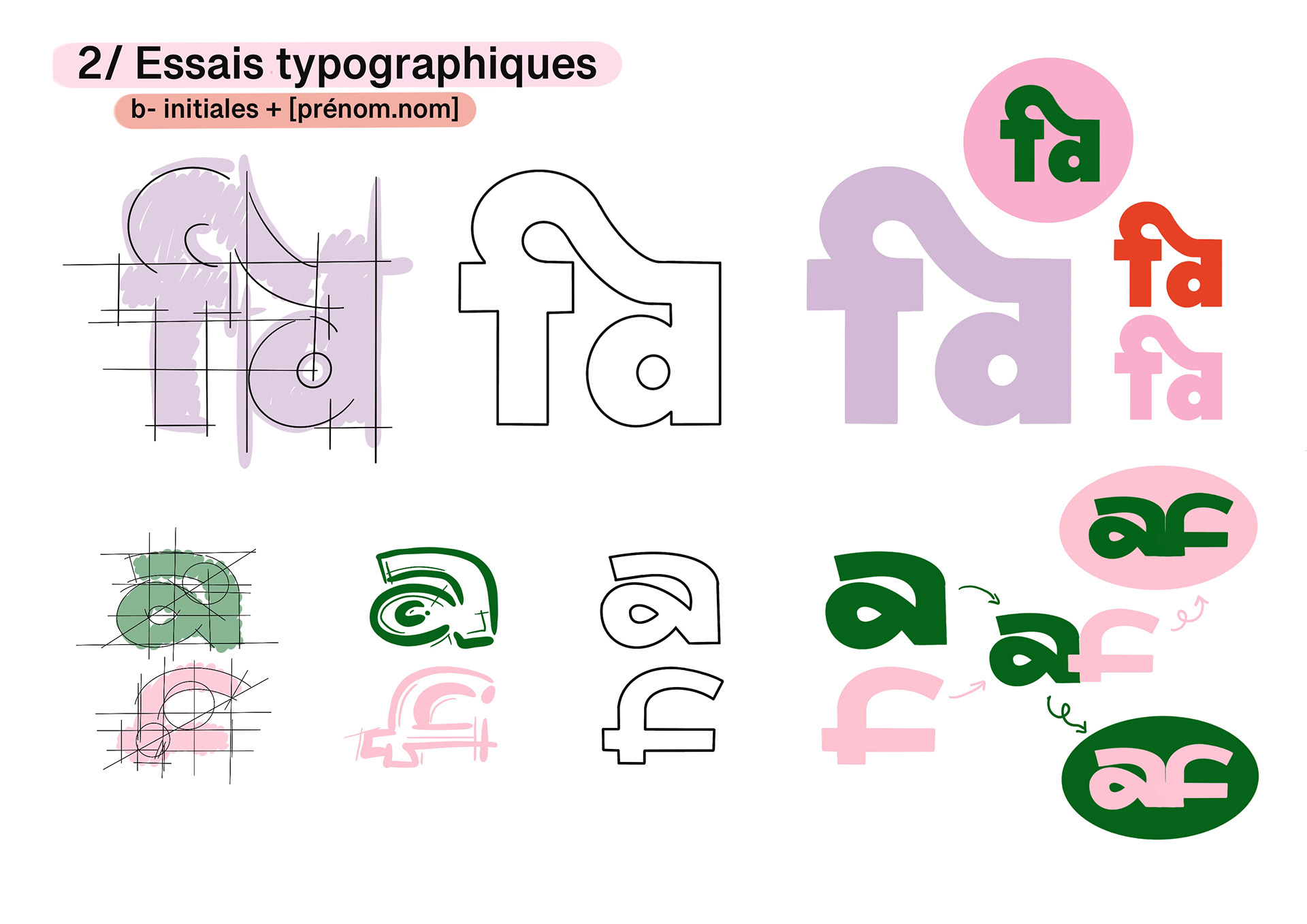 - essai ligature initiales -