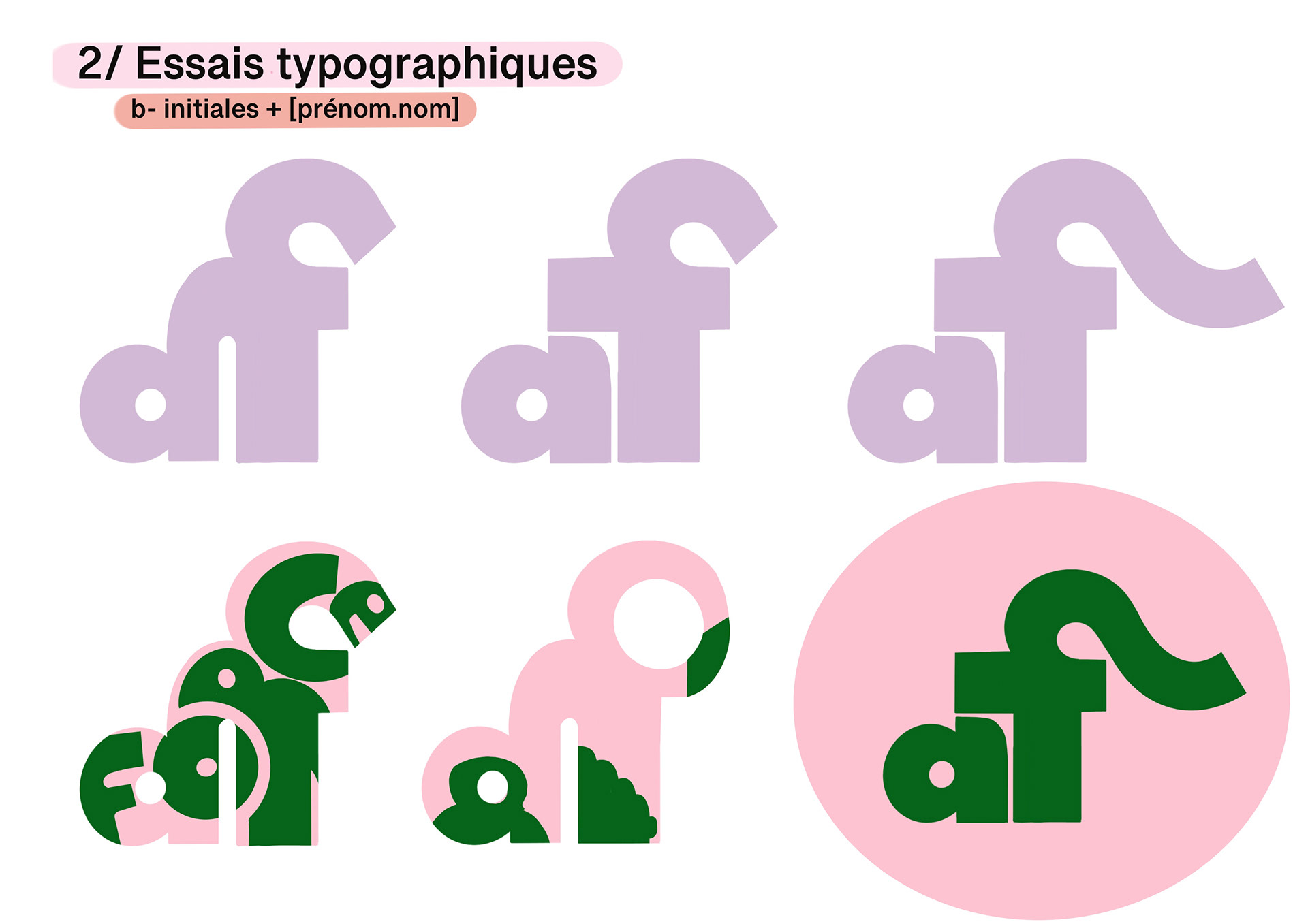 - essais ligatures 2 -