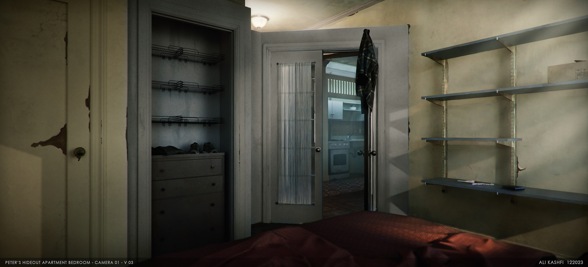 Rendering Int Peters Apartment Set