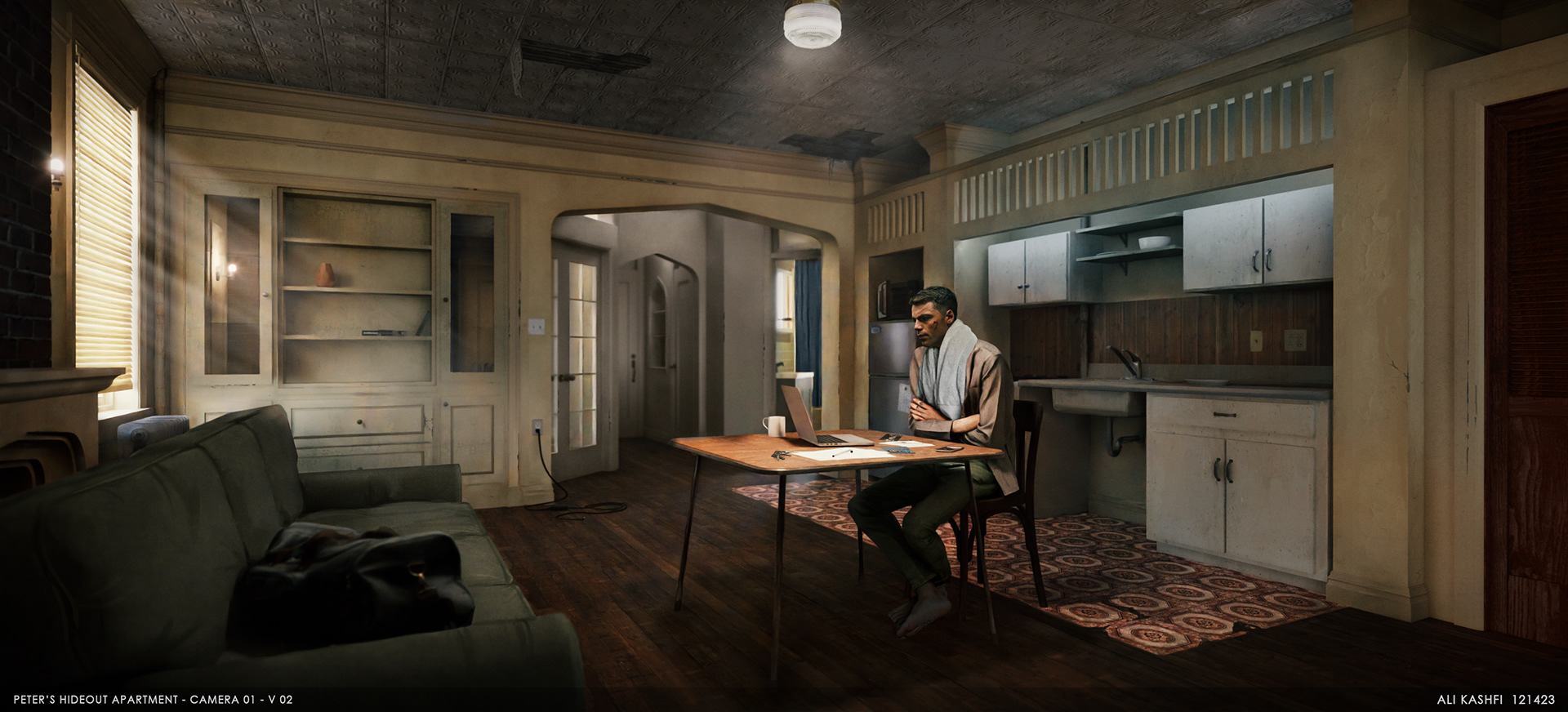 Rendering Int Peters Apartment Set